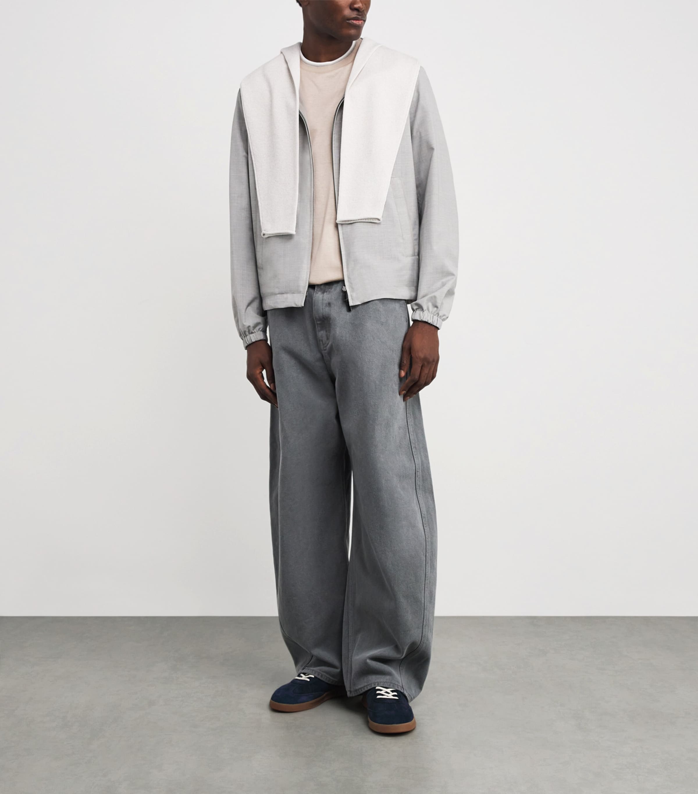 Mercerised Cotton T-Shirt 348 BEIGE Image 2