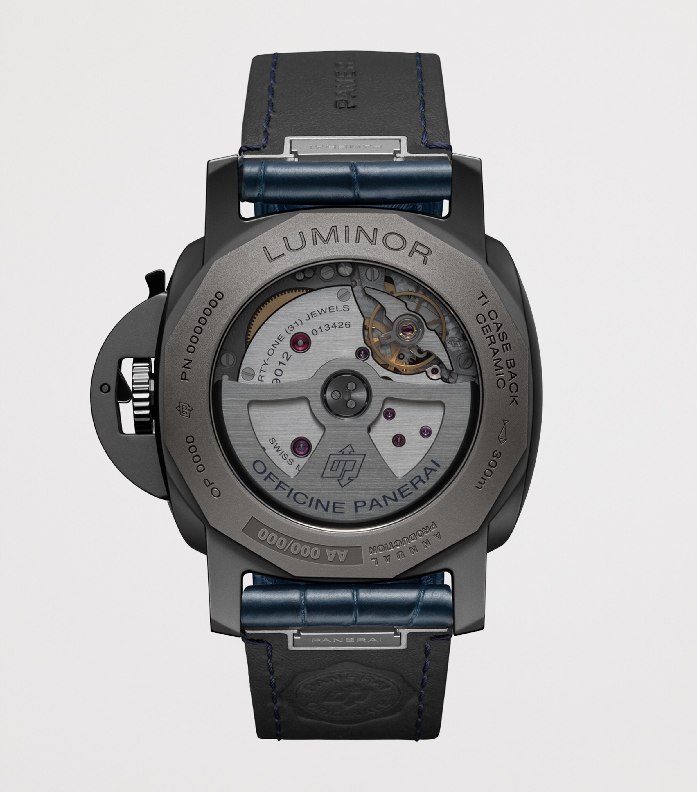Panerai Ceramic Luminor GMT Power Reserve Watch 44mm Dark Blue Image 2