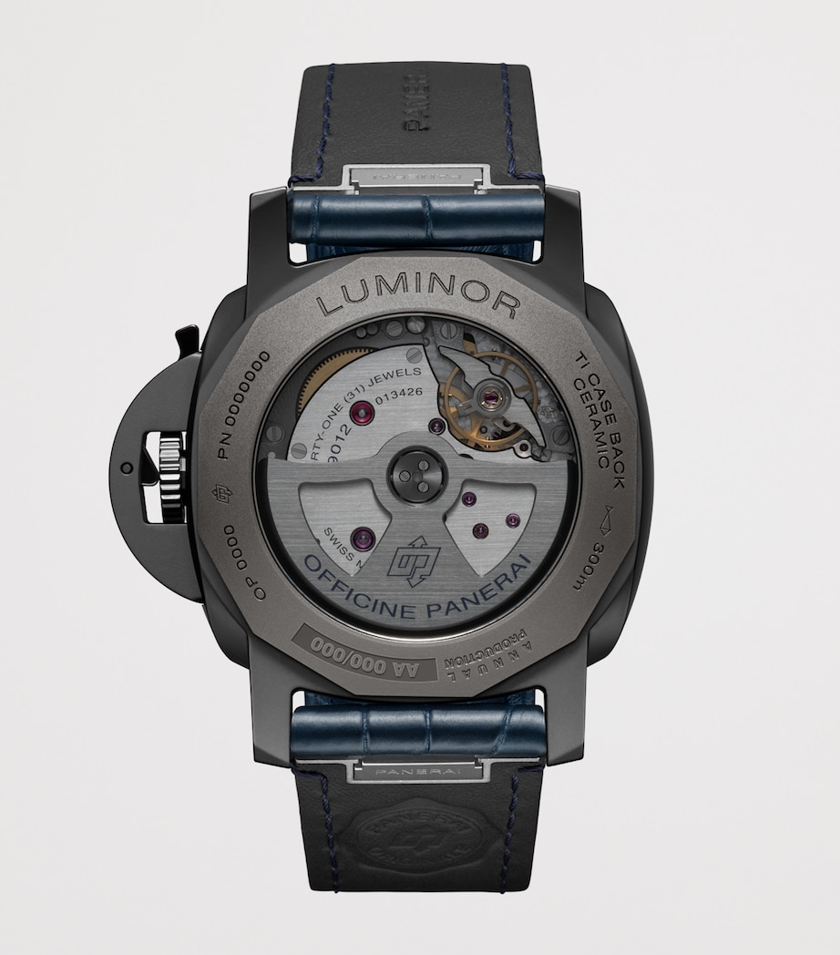 Panerai Ceramic Luminor GMT Power Reserve Watch 44mm Dark Blue Image 2