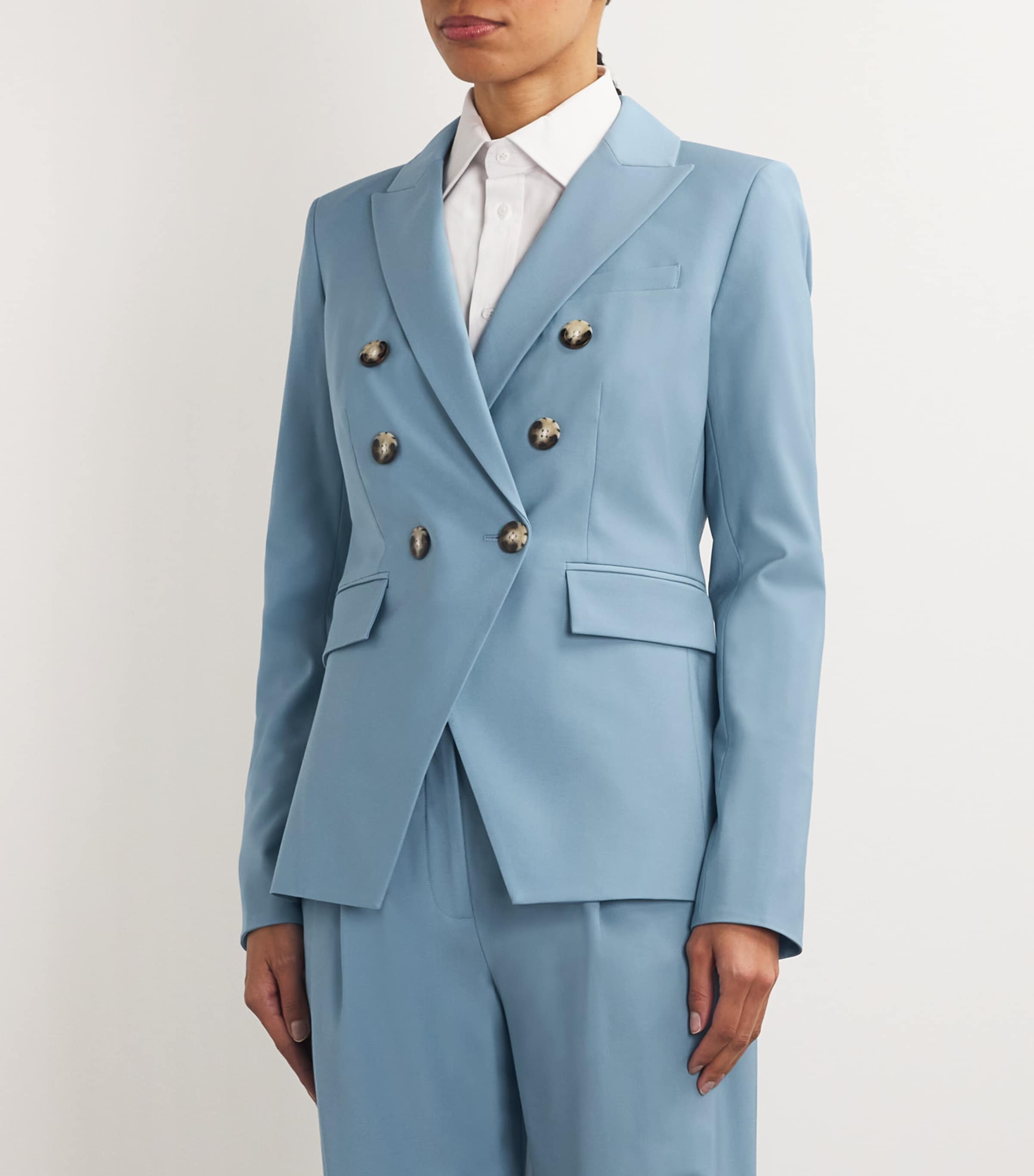 Wool-Blend Miller Dickey Blazer SEA GLASS Image 3