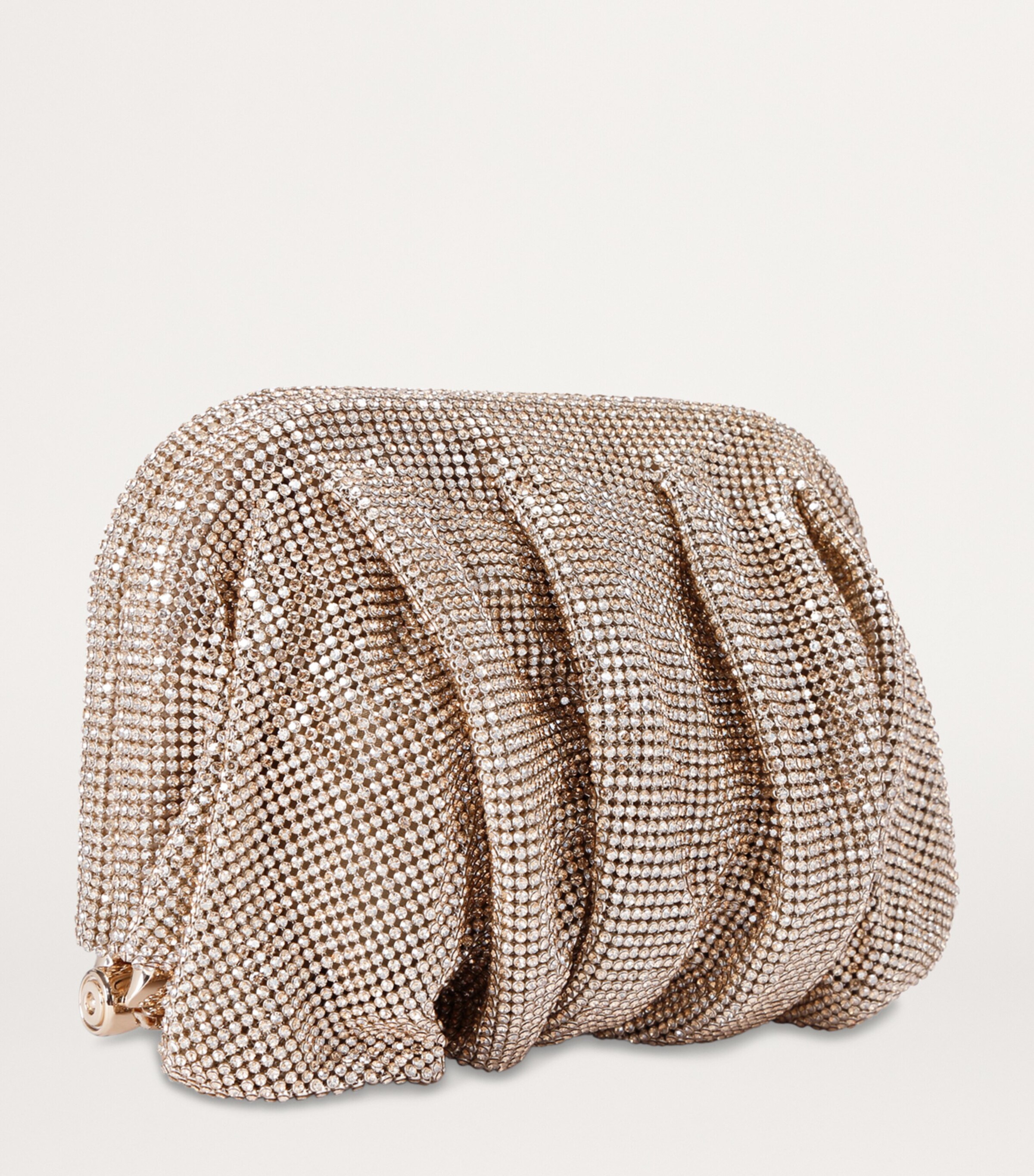 Embellished Venus La Petite Clutch Bag BEIGE Image 2