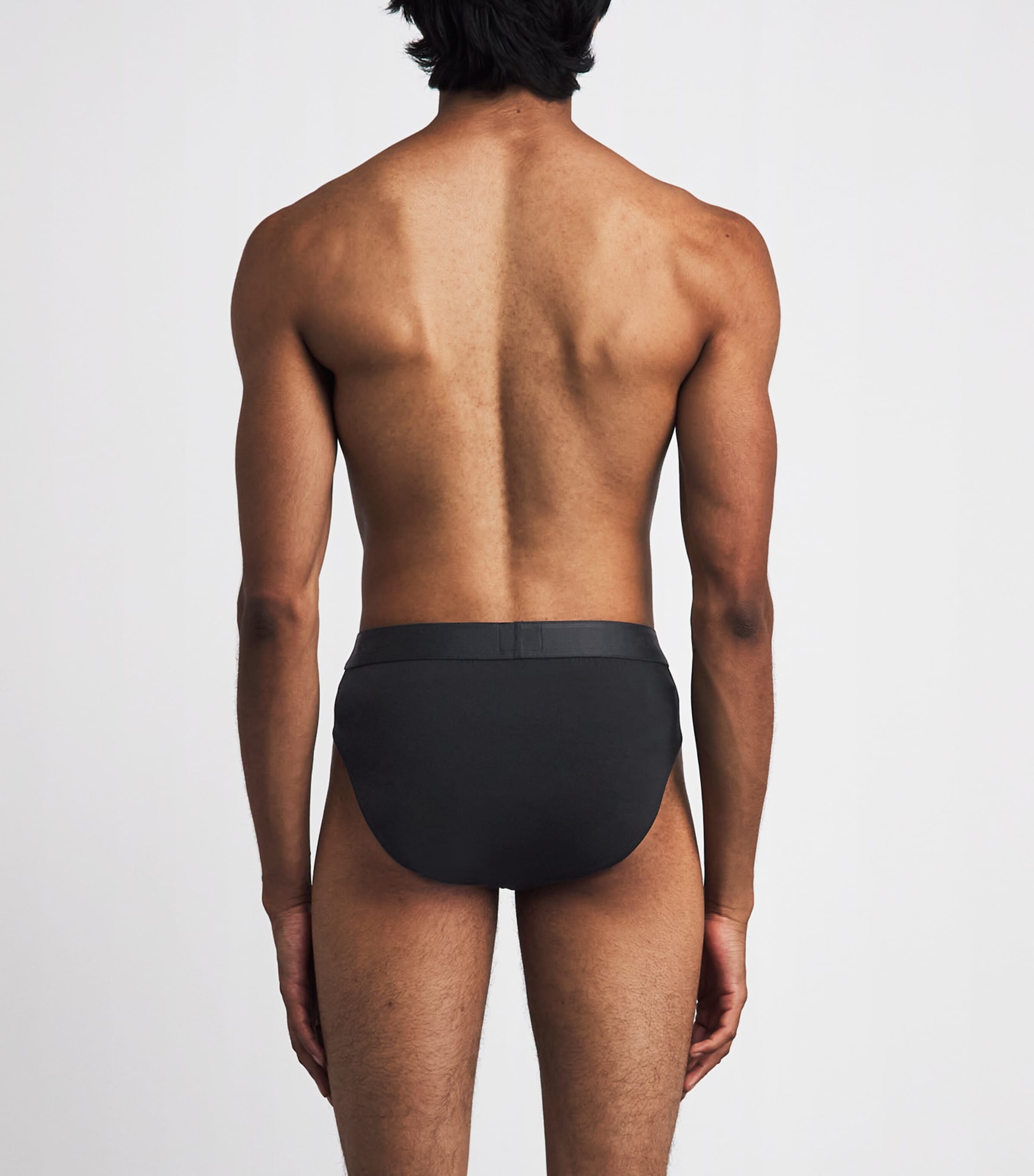 Sunspel Mens Stretch-Cotton Briefs Bkaa Black Image 3