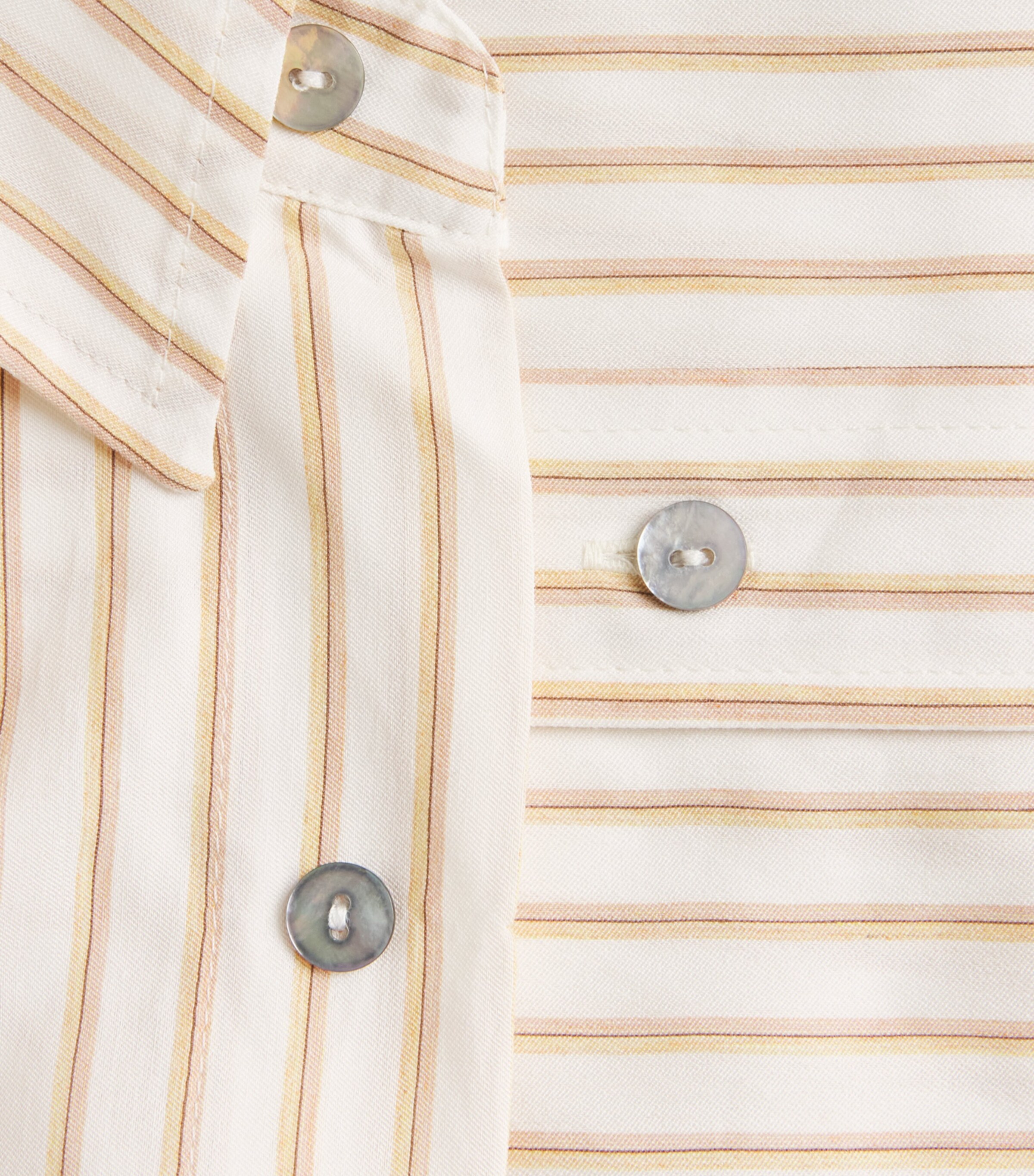 Citizens of Humanity Womens Cotton Stripe Kayla Shirt Shbst Sherbet S Image 6