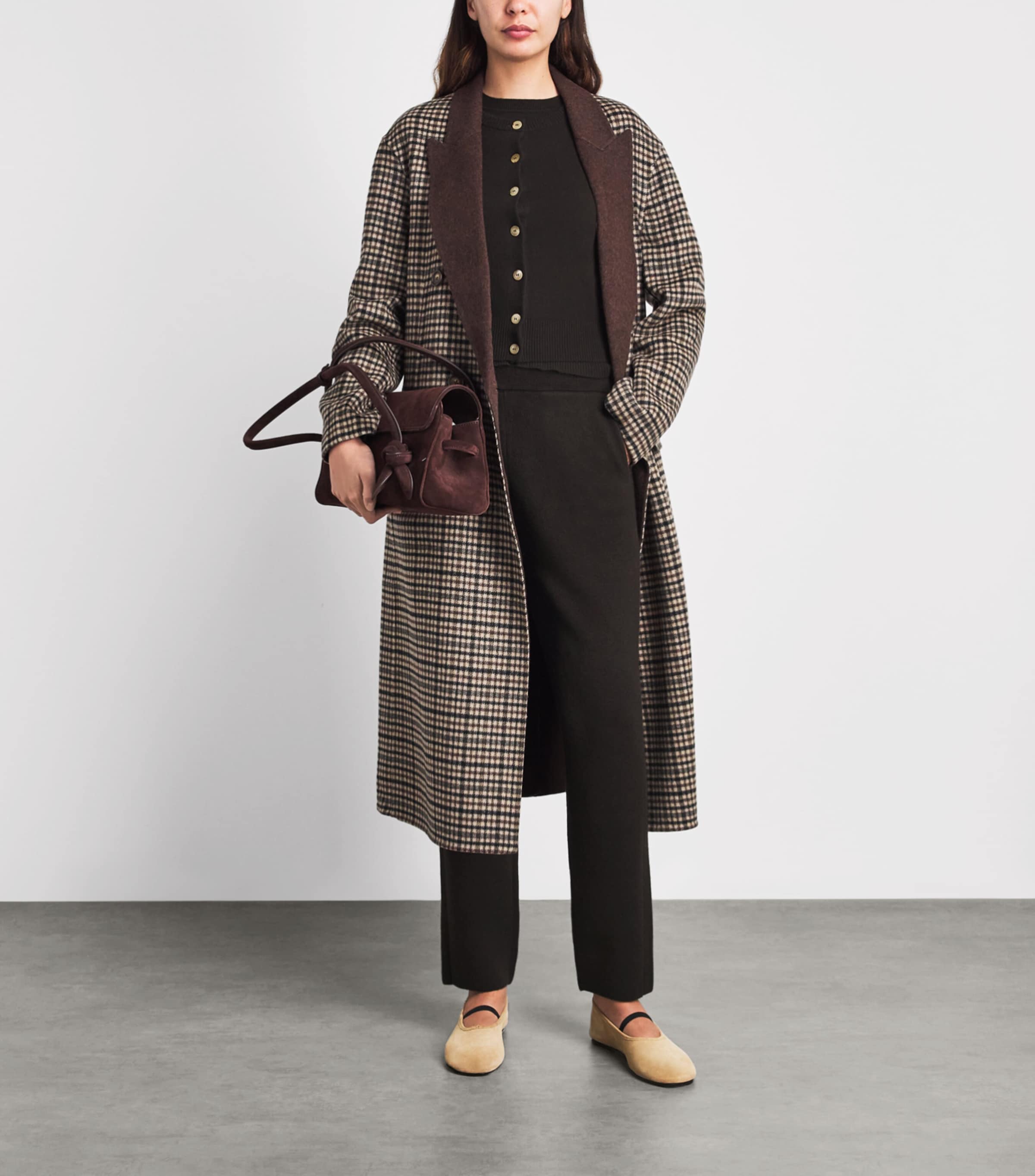arch 4 Womens Cashmere Holborn Trousers Brown Wood Image 2