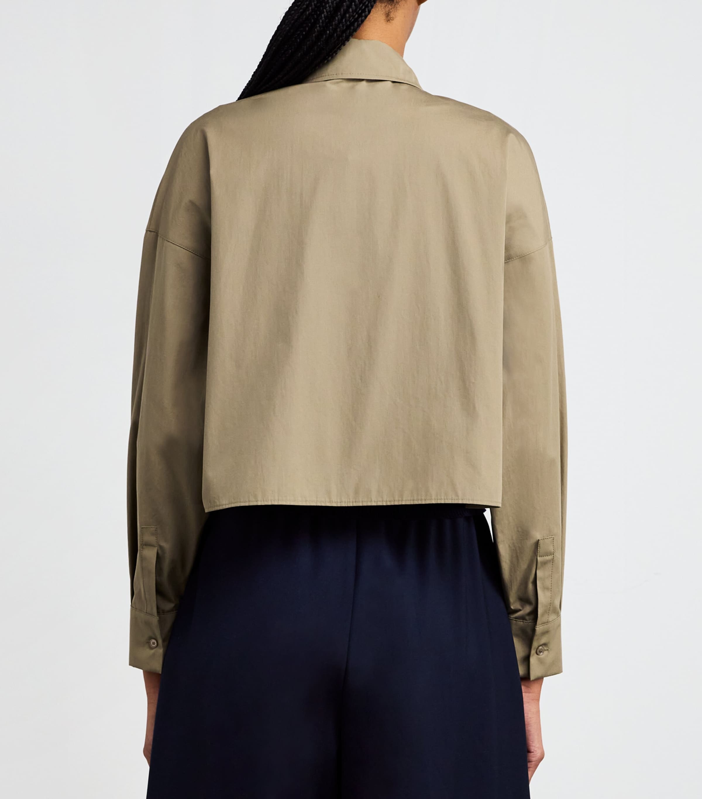 Cotton Boxy-Fit Heavy Shirt DESERT Image 4