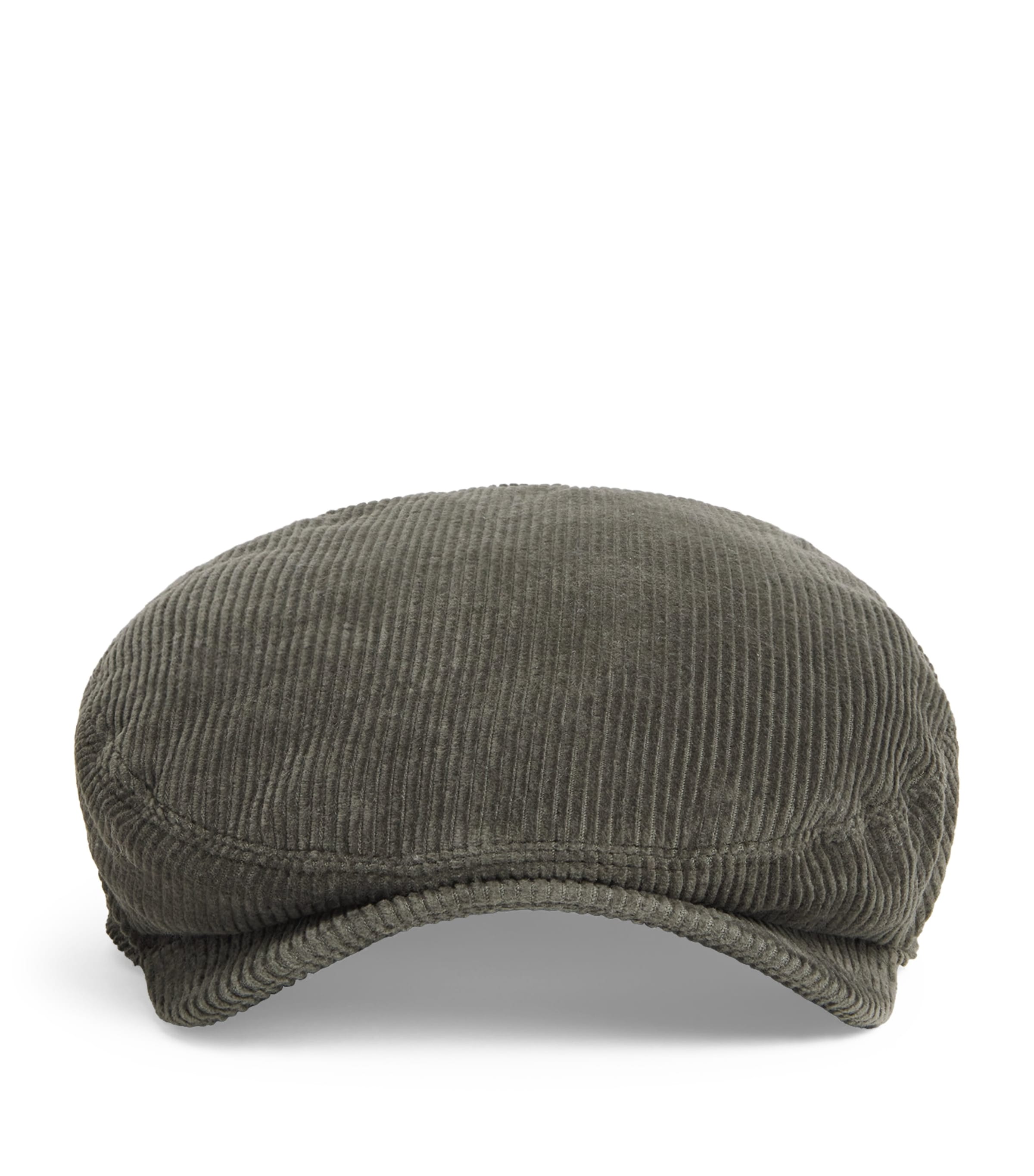 Polo Ralph Lauren Corduroy Flat Cap In Green