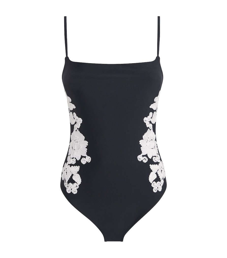 Embroidered Juniper Swimsuit BLACK MULTI Image 1