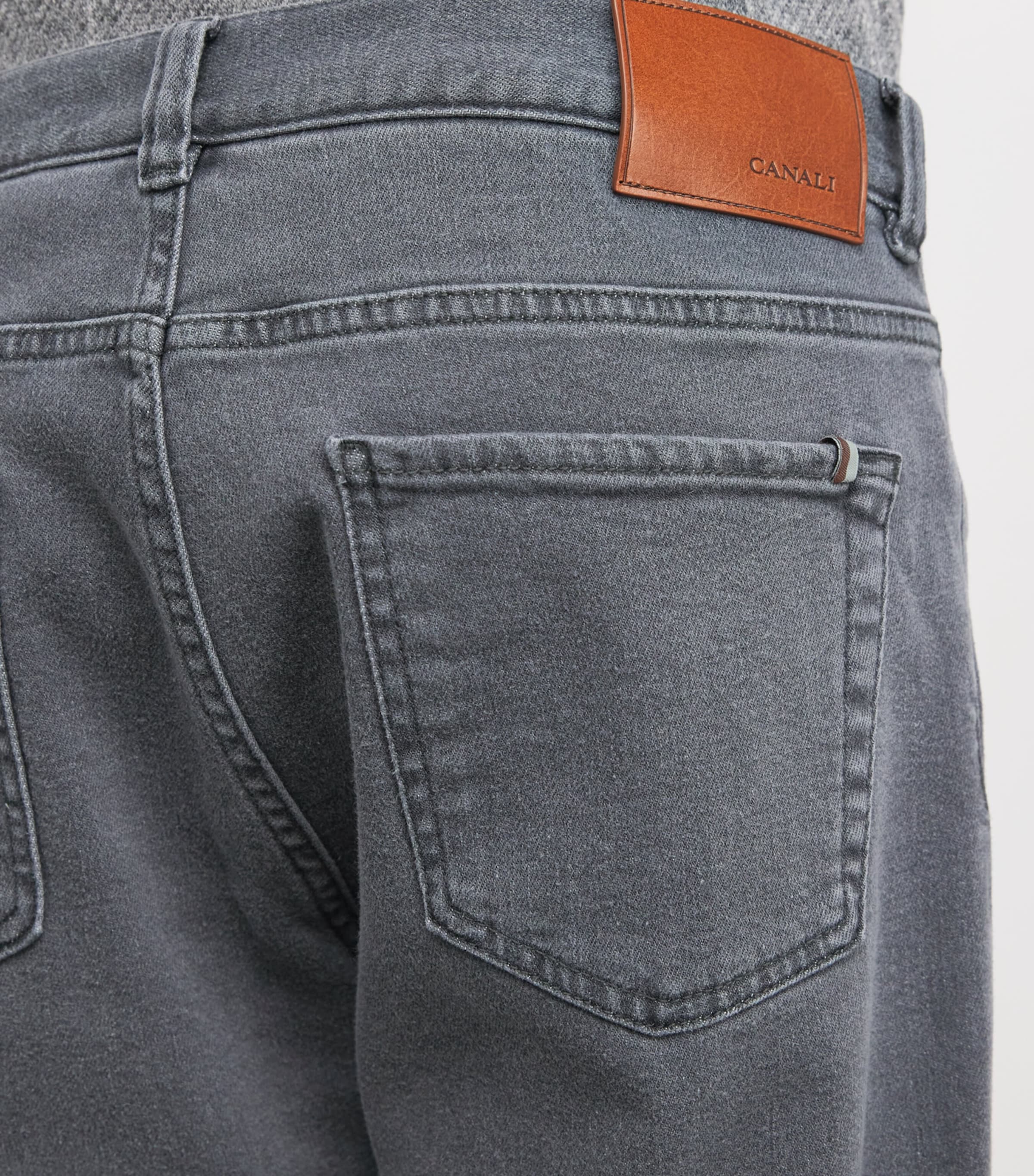 Stretch-Cotton Straight-Fit Jeans 117 Image 6