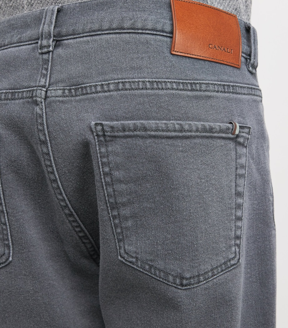 Stretch-Cotton Straight-Fit Jeans 117 Image 6