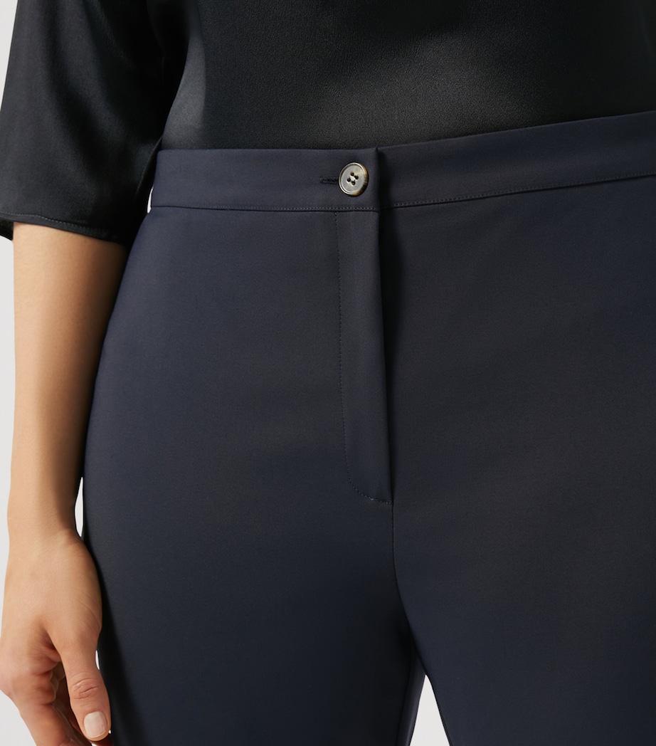 Cotton-Blend Tailored Trousers MIDNIGHTBLUE Image 6