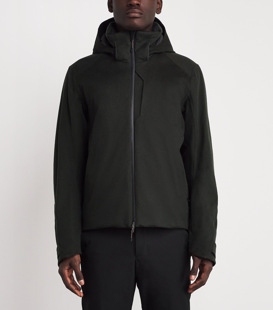 Cashmere Waterproof Balma 2.0 Ski Jacket G11 BOTTLE GREEN Image 3