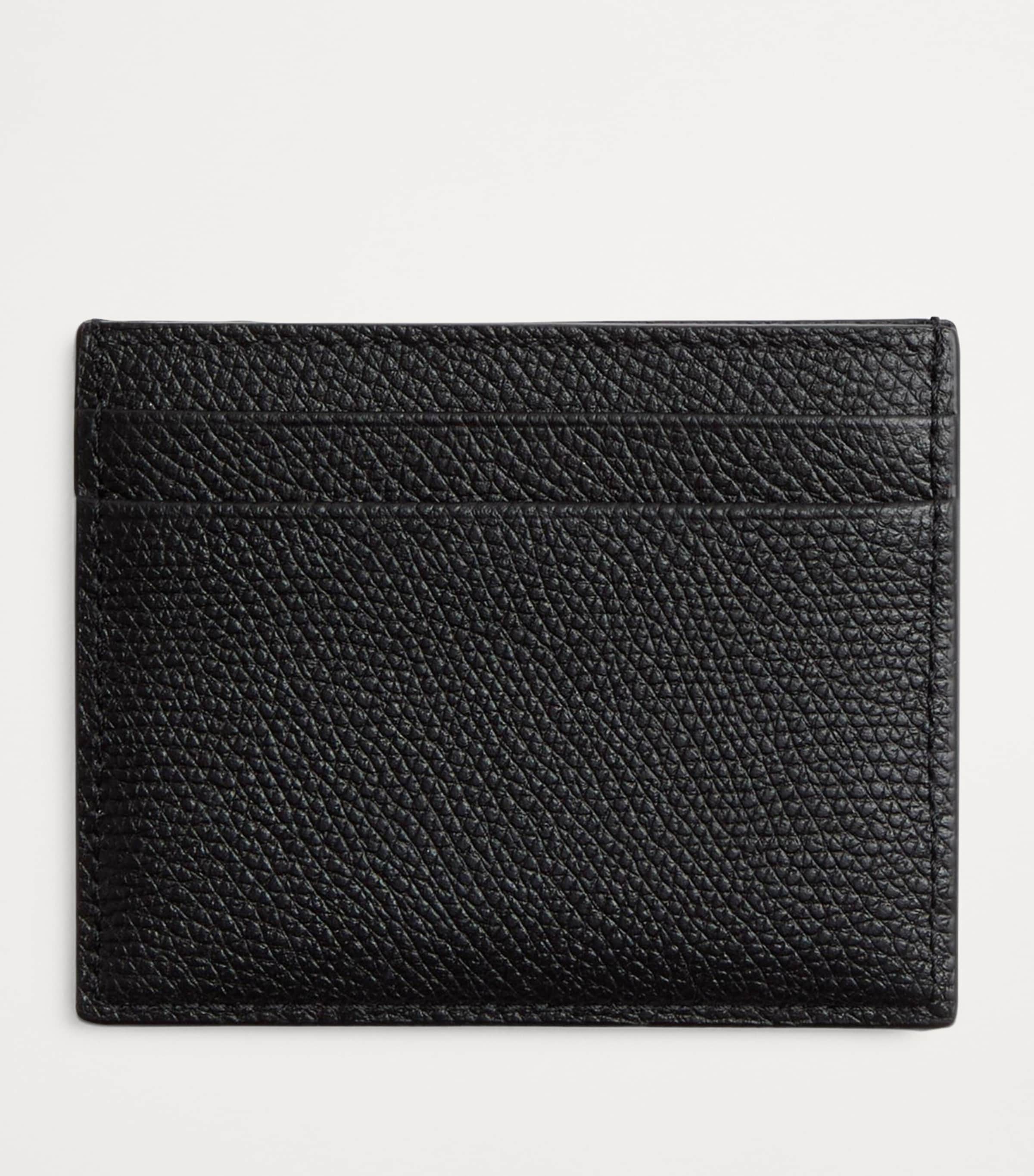 Valentino Garavani Leather VLogo Card Holder Image 3