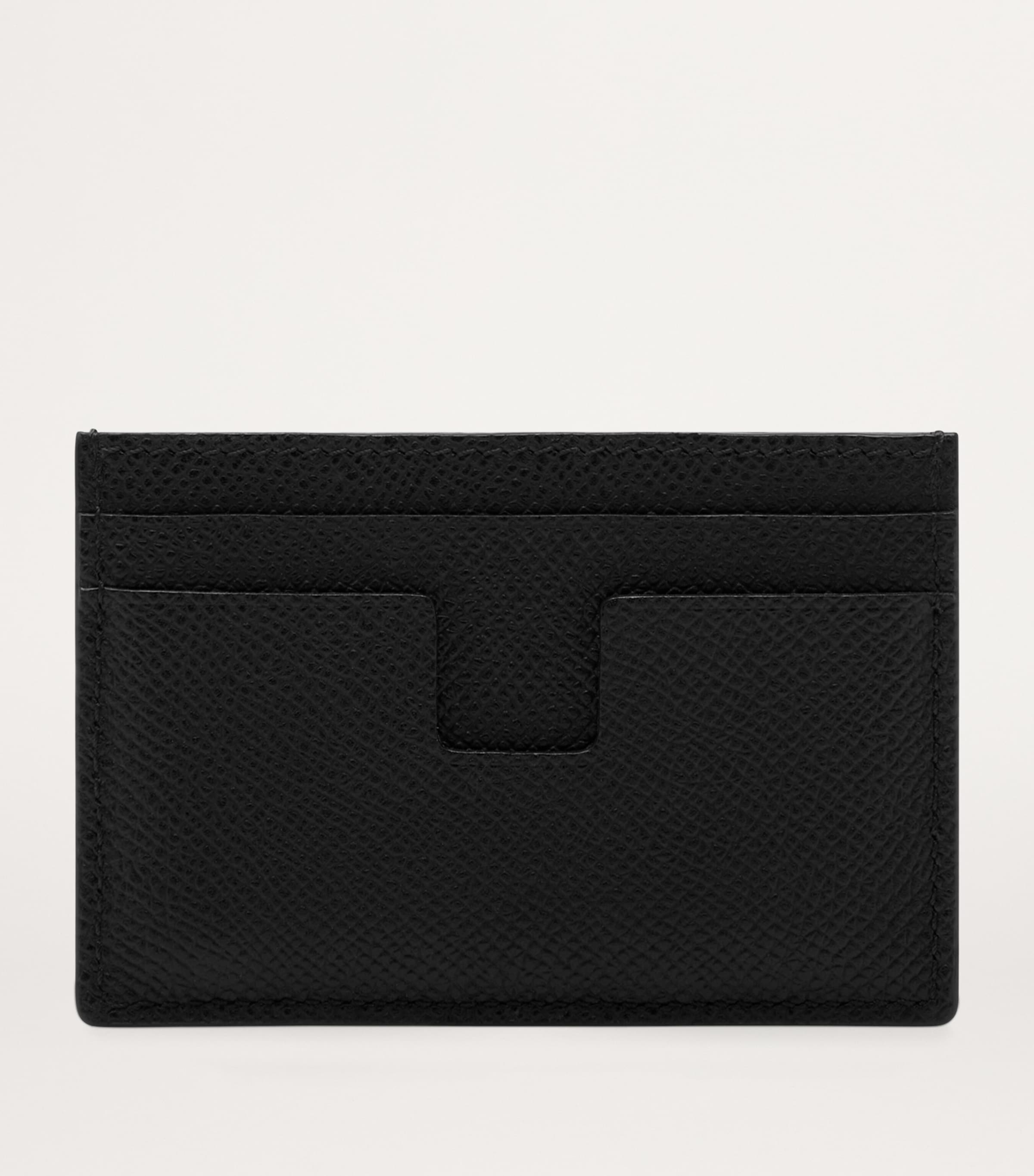 Leather T-Line Card Holder 1N001 Image 2