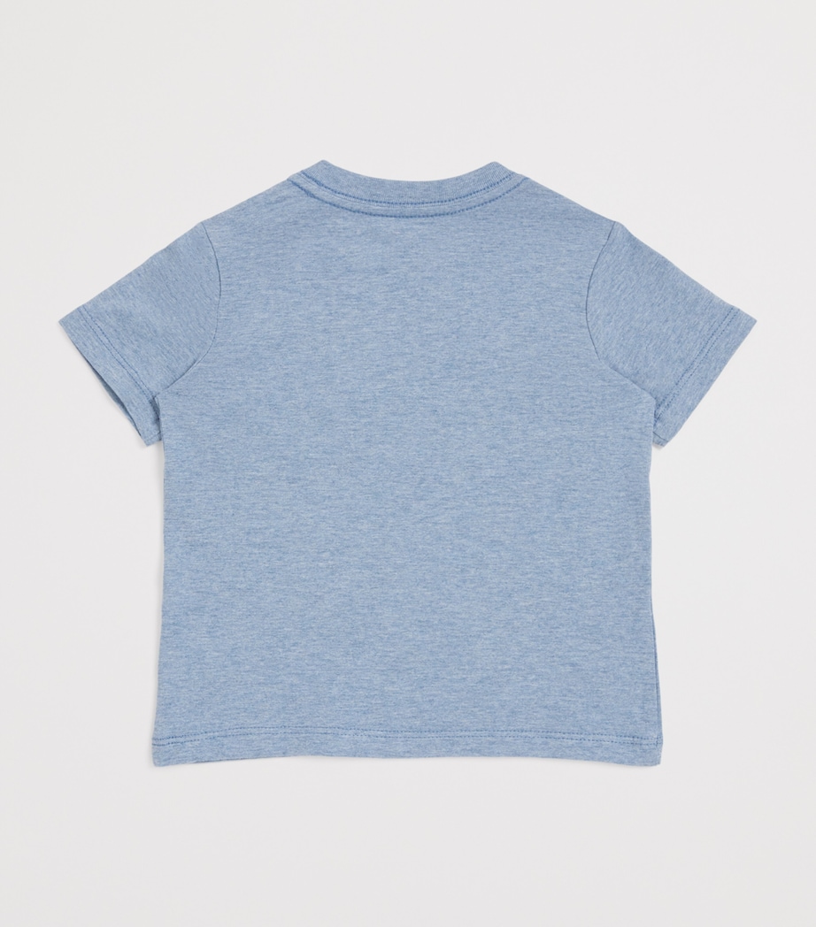 Ralph Lauren Kids Cotton Logo T-Shirt (3-24 Months) Lt Chm Hth Image 2