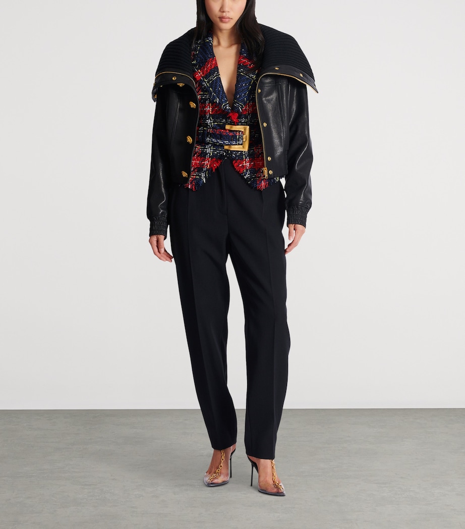 Tweed Belted Jacket AAA MULTICOLORE Image 3