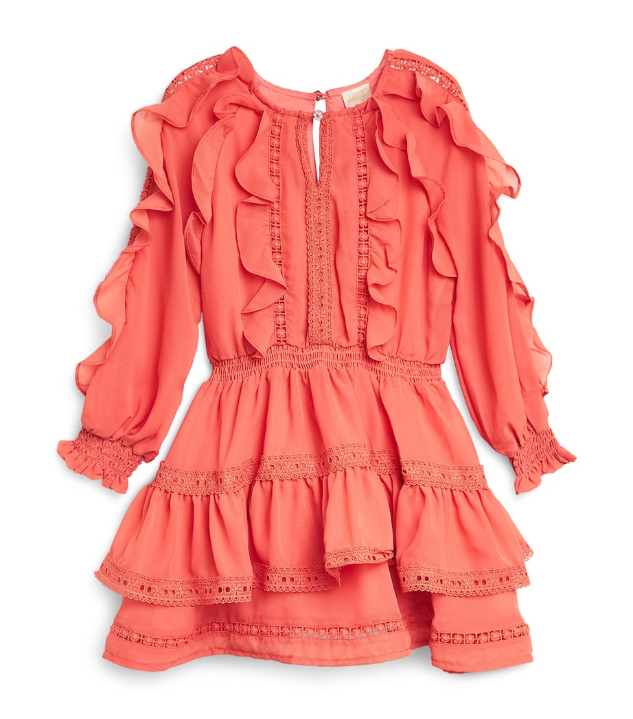 Rosie Mini Dress (3-16 Years) PEACH Image 1