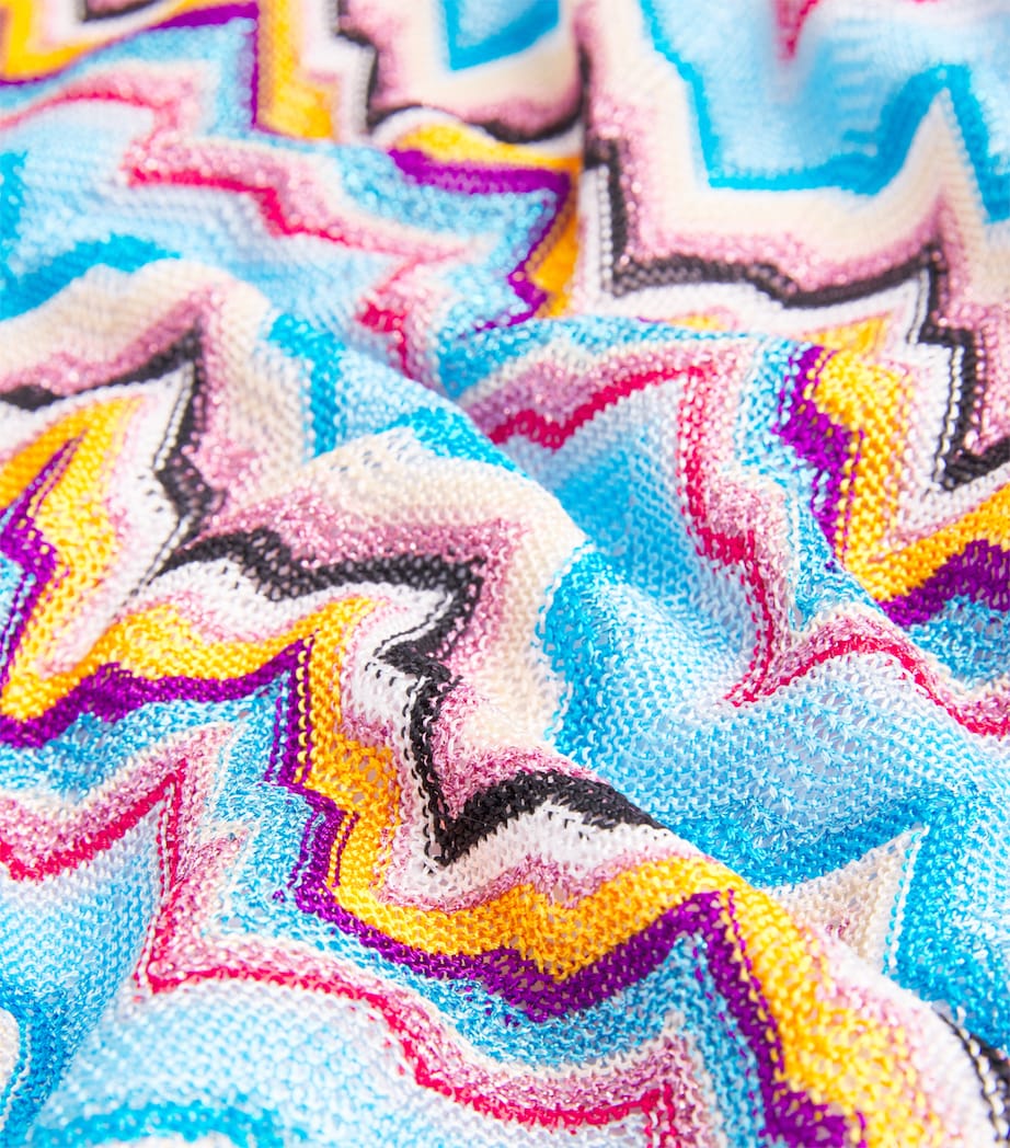 Classic Zigzag Scoop-Back Swimsuit S72LG MULTICOLOR Image 4