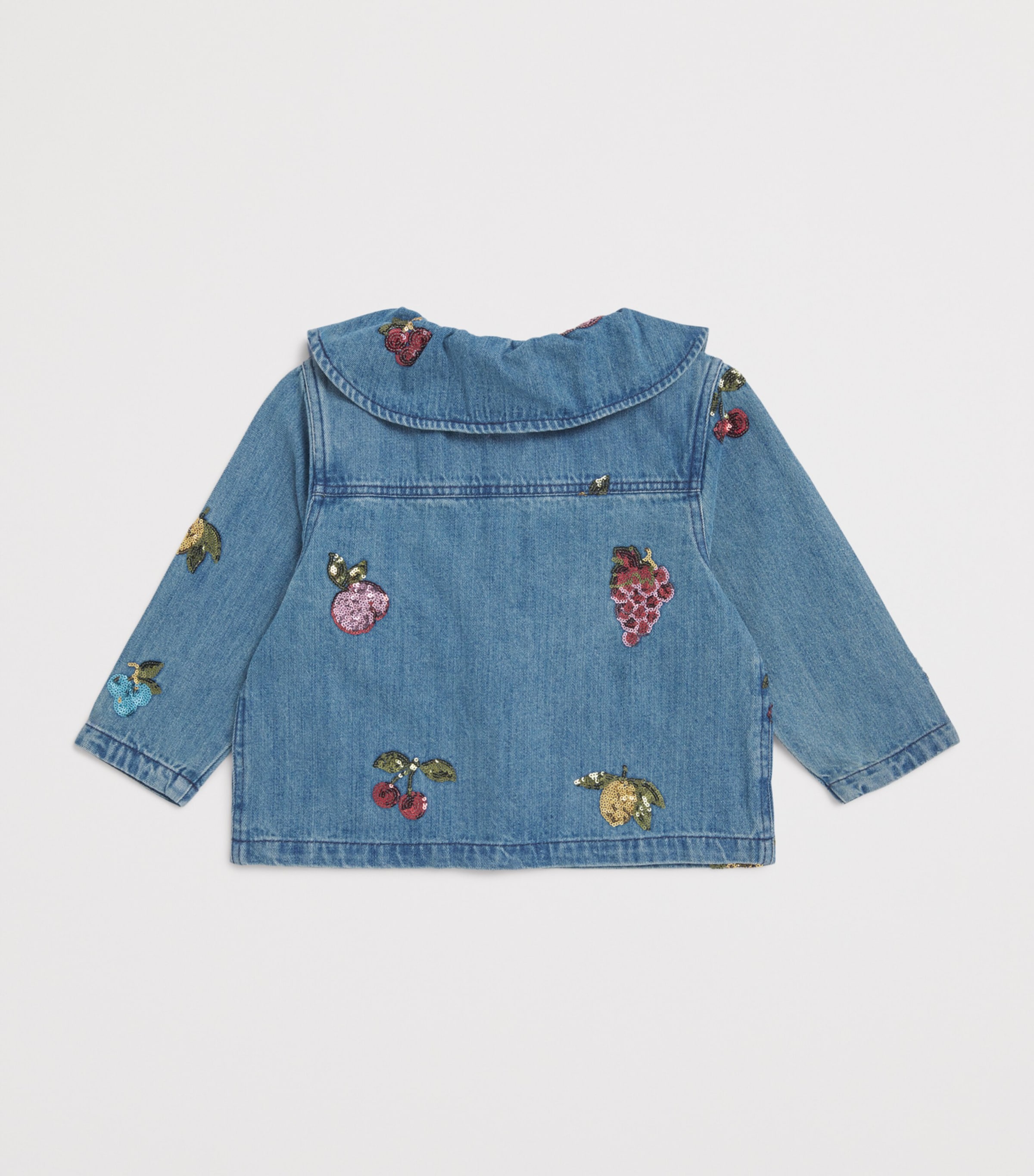 Denim Sequin-Detail Shirt (12 Months-4 Years) P00103 VITAMINS Image 2