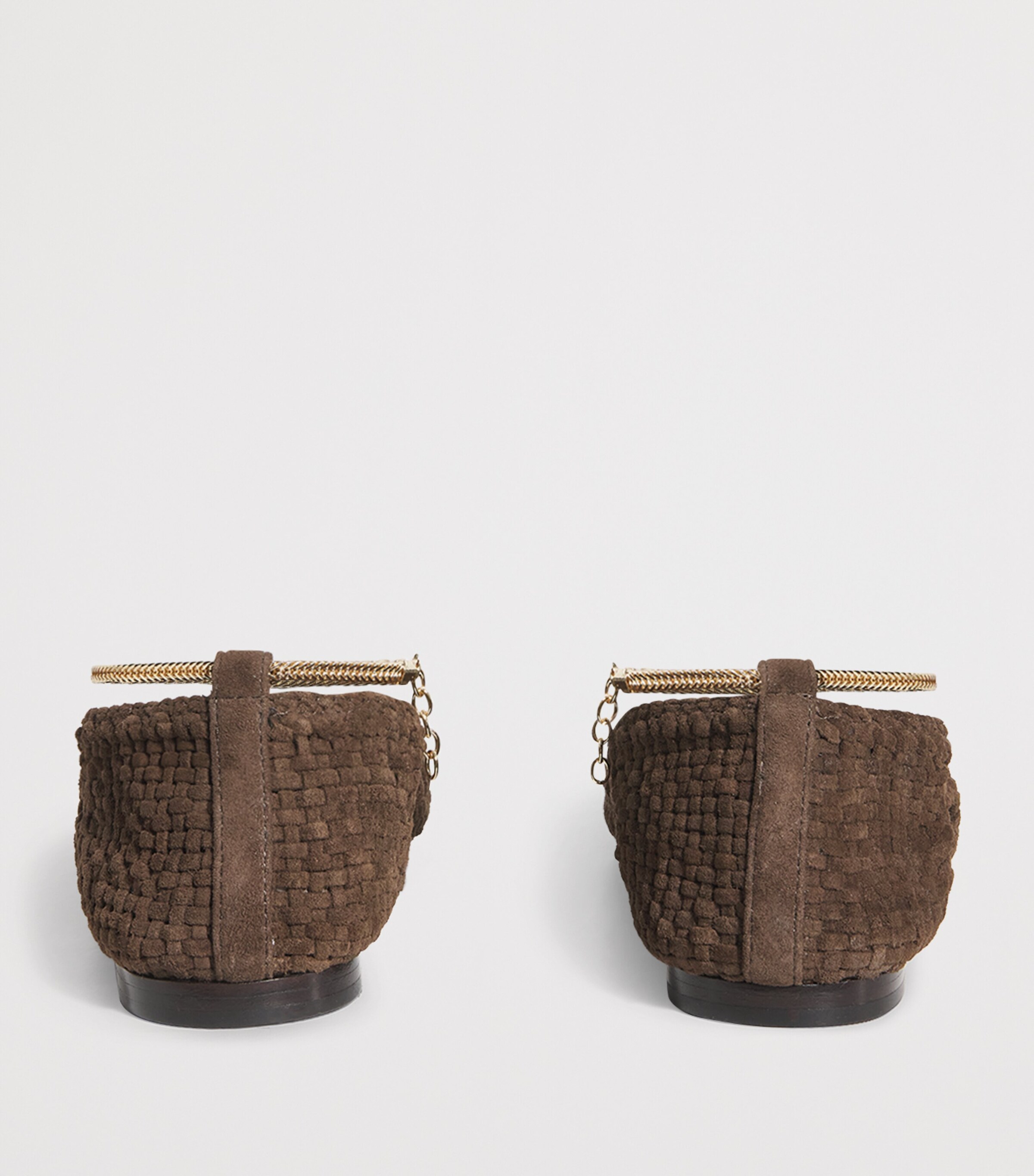 Suede Juliette Ballet Flats CHOCOLATE Image 3