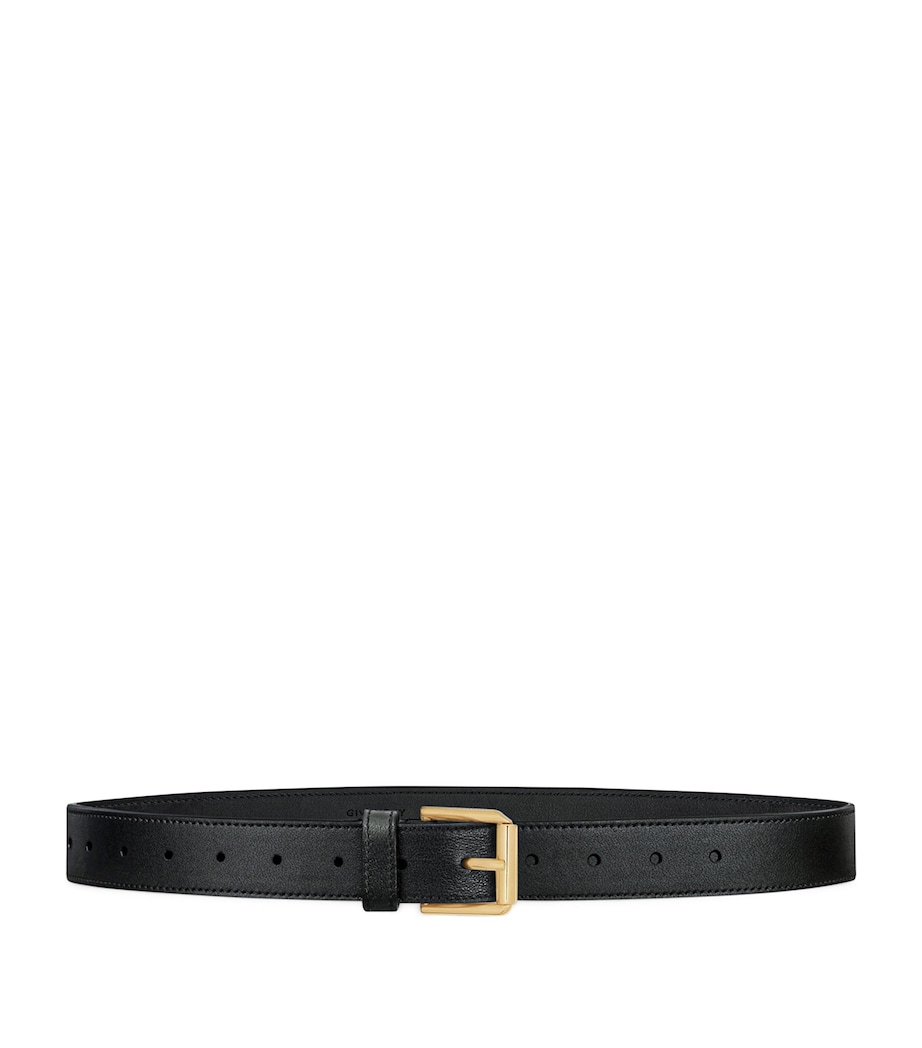 Leather Voyou Belt BLACK Image 1
