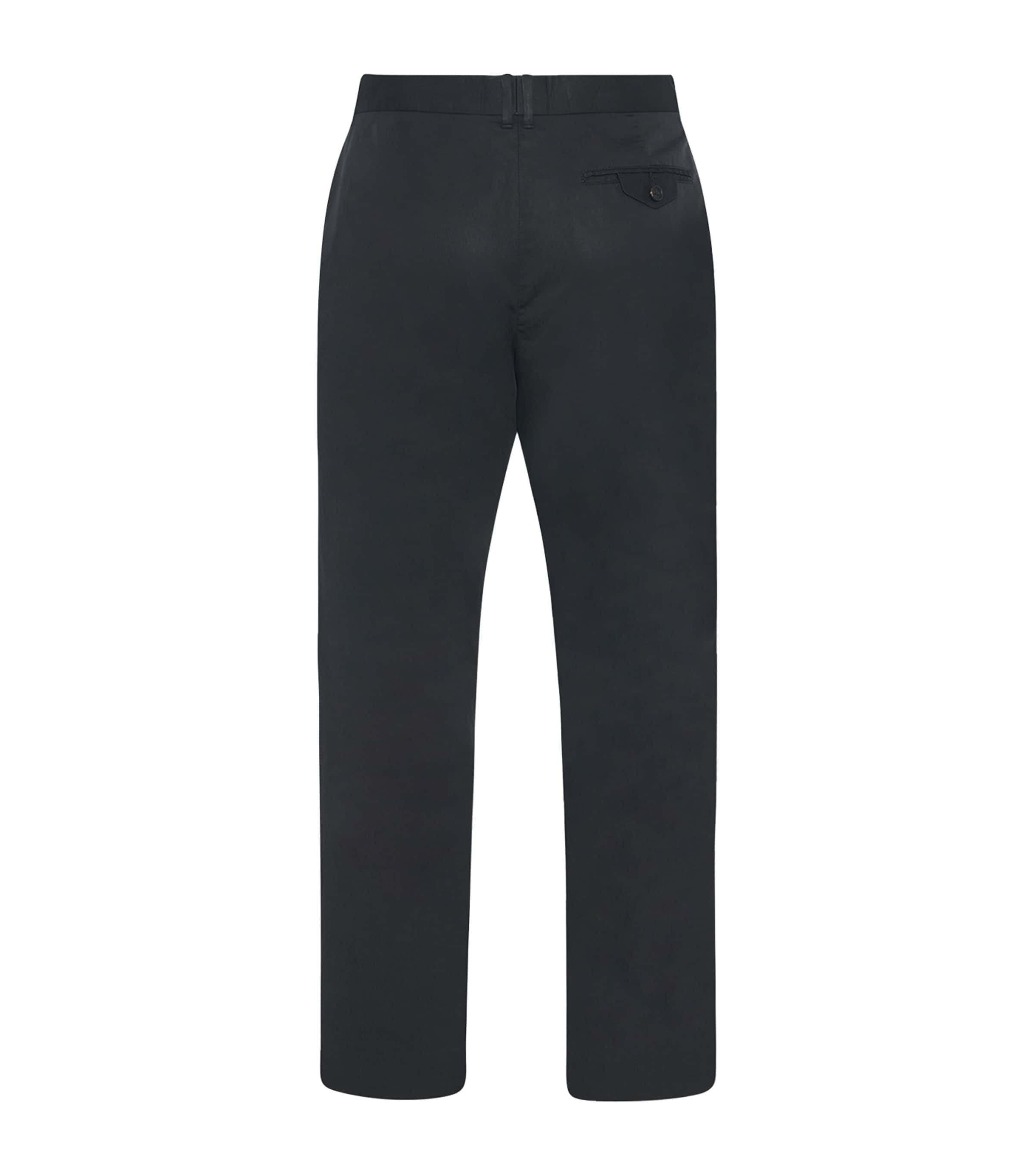 The Row Cotton Lerio Trousers In Blue