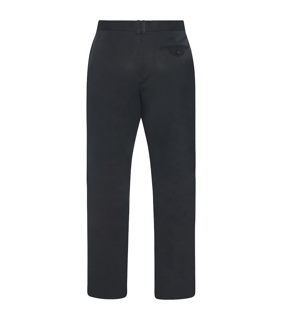 The Row Mens Cotton Lerio Trousers Black Image 2
