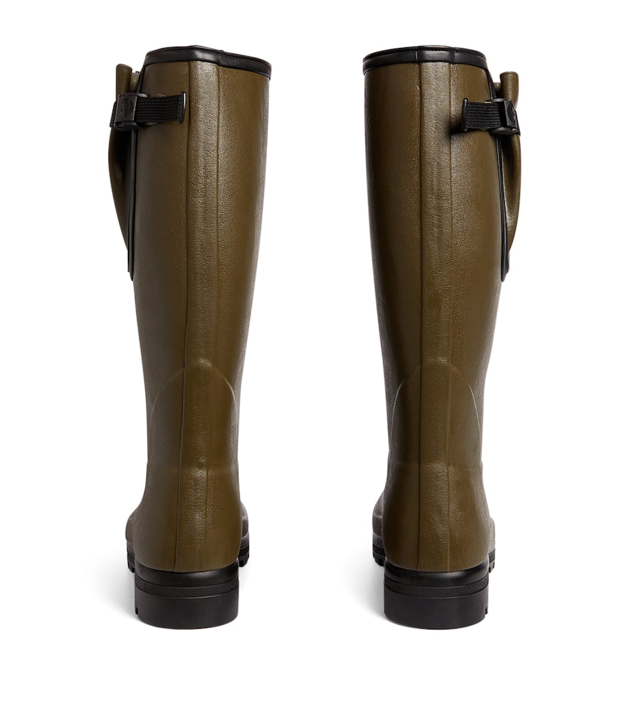 Neoprene-Lined Vierzonord Wellington Boots VERT CHAMEAU 7100 Image 3