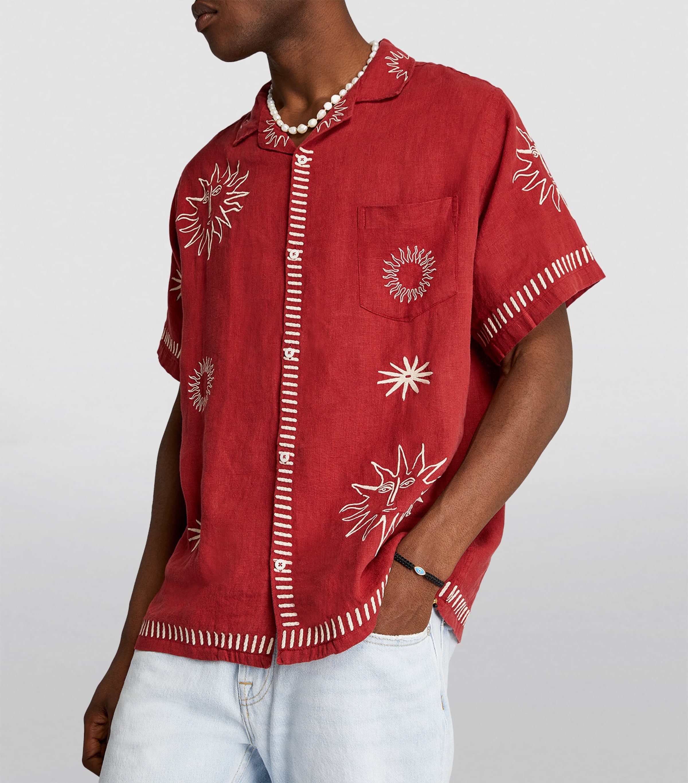 Baroque Pearl Necklace GOLD Image 3