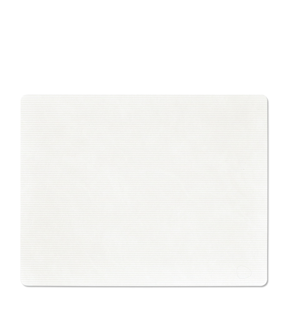 LIND DNA Large Nupo Square Placemats (Set of 4) White Image 2