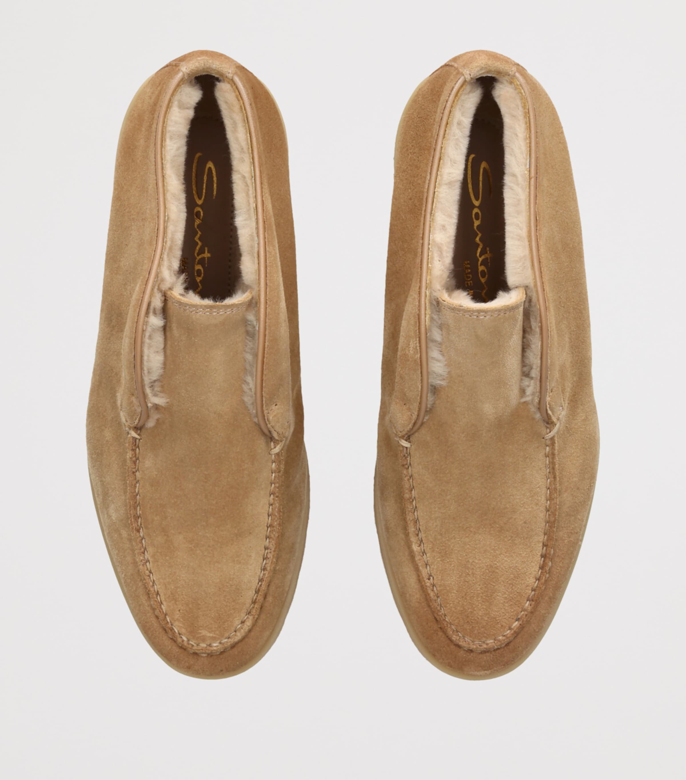 Suede Andvari Ankle Boots MID BROWN Image 4