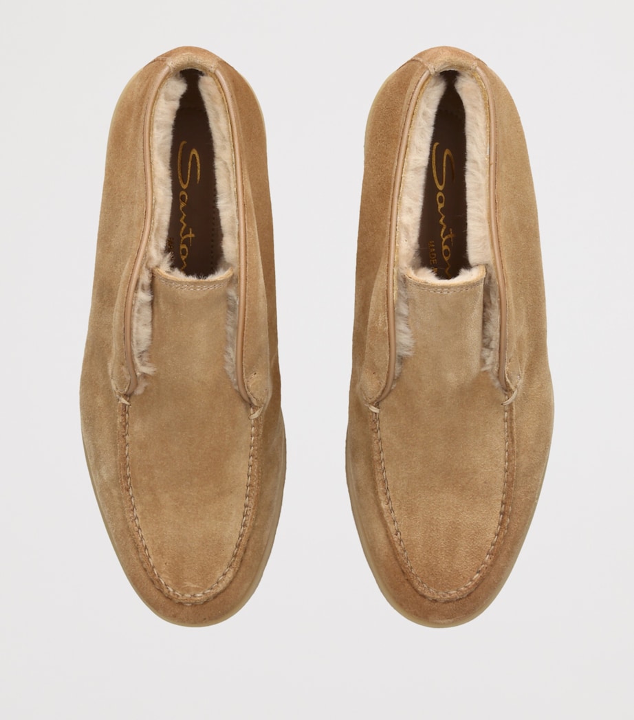 Suede Andvari Ankle Boots MID BROWN Image 4