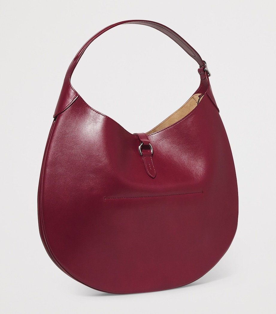 Medium Leather ID Shoulder Bag POMEGRANATE Image 3