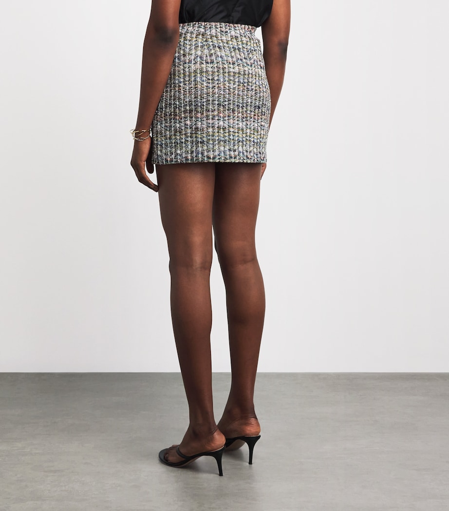 Missoni Womens Chevron Mini Skirt Smspw Light Multiclr Image 5