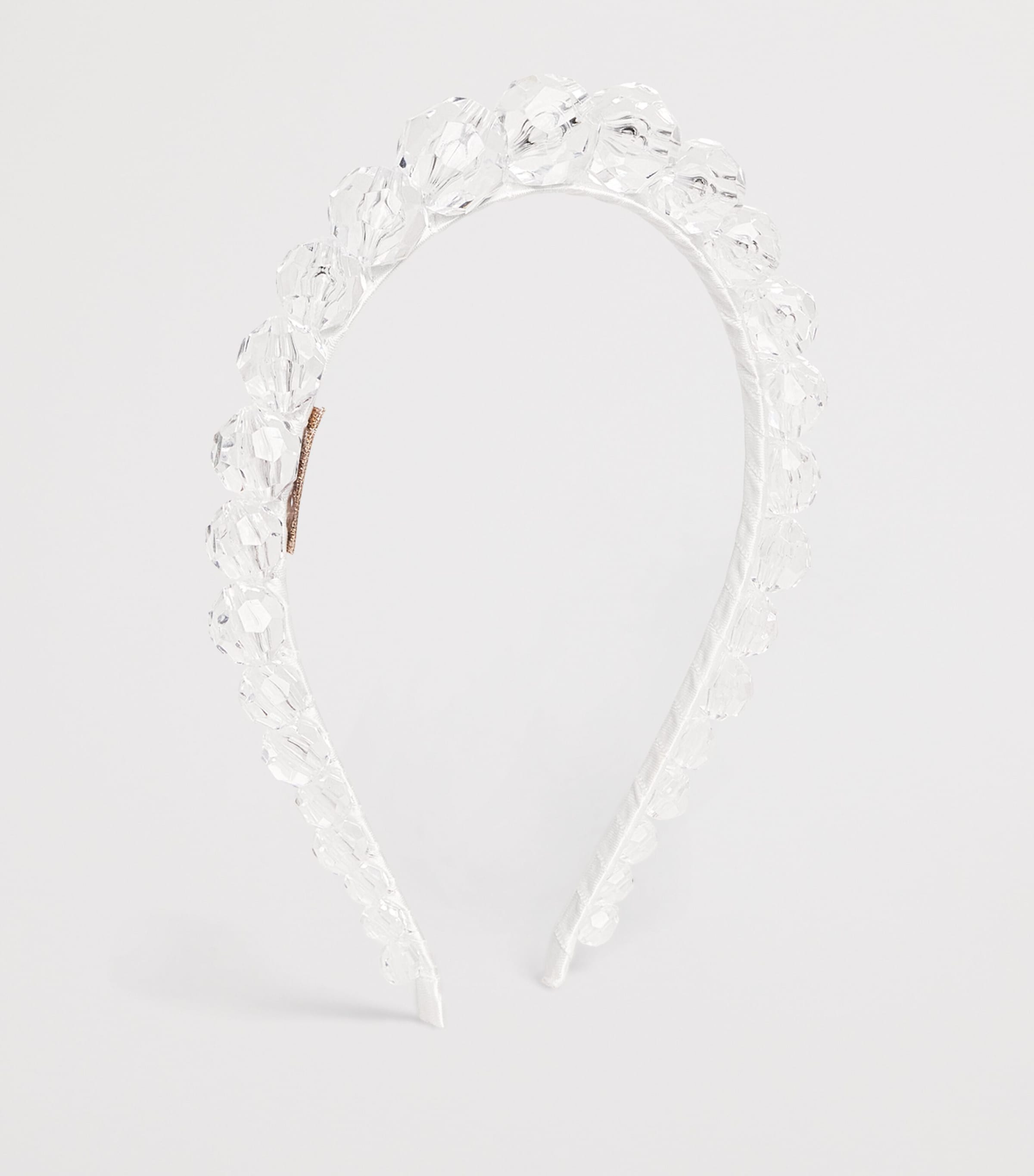 Monnalisa Crystal Headband Cream Image 2