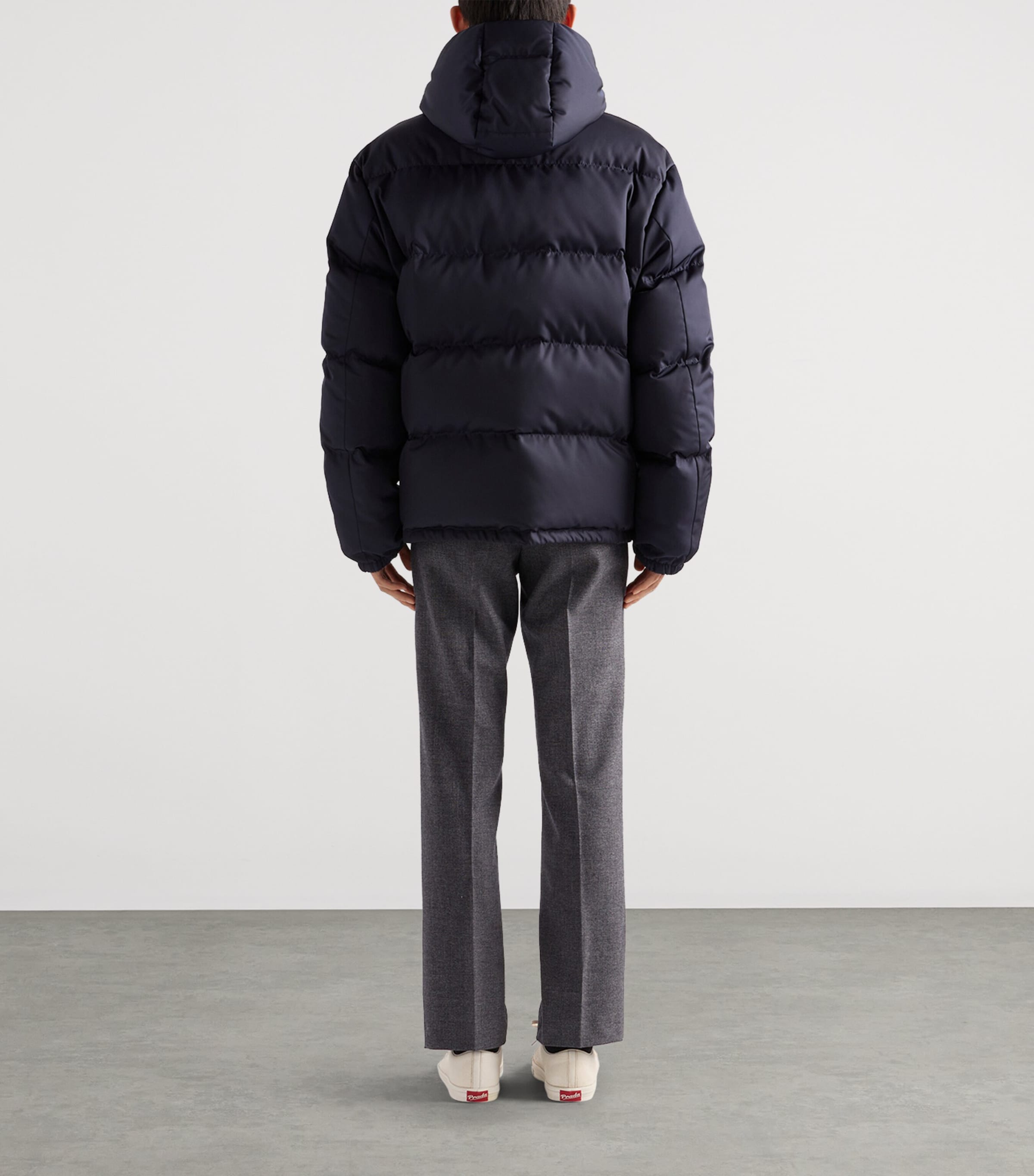 Re-Nylon Logo Puffer Jacket F0SVF Image 5