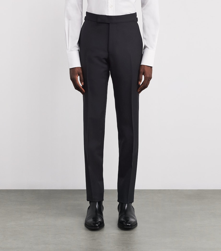 Wool-Mohair Tailored Trousers NAA Image 3