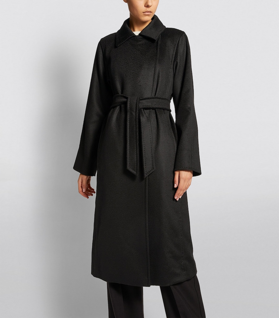 Manuela Belted Coat BLACK Image 3