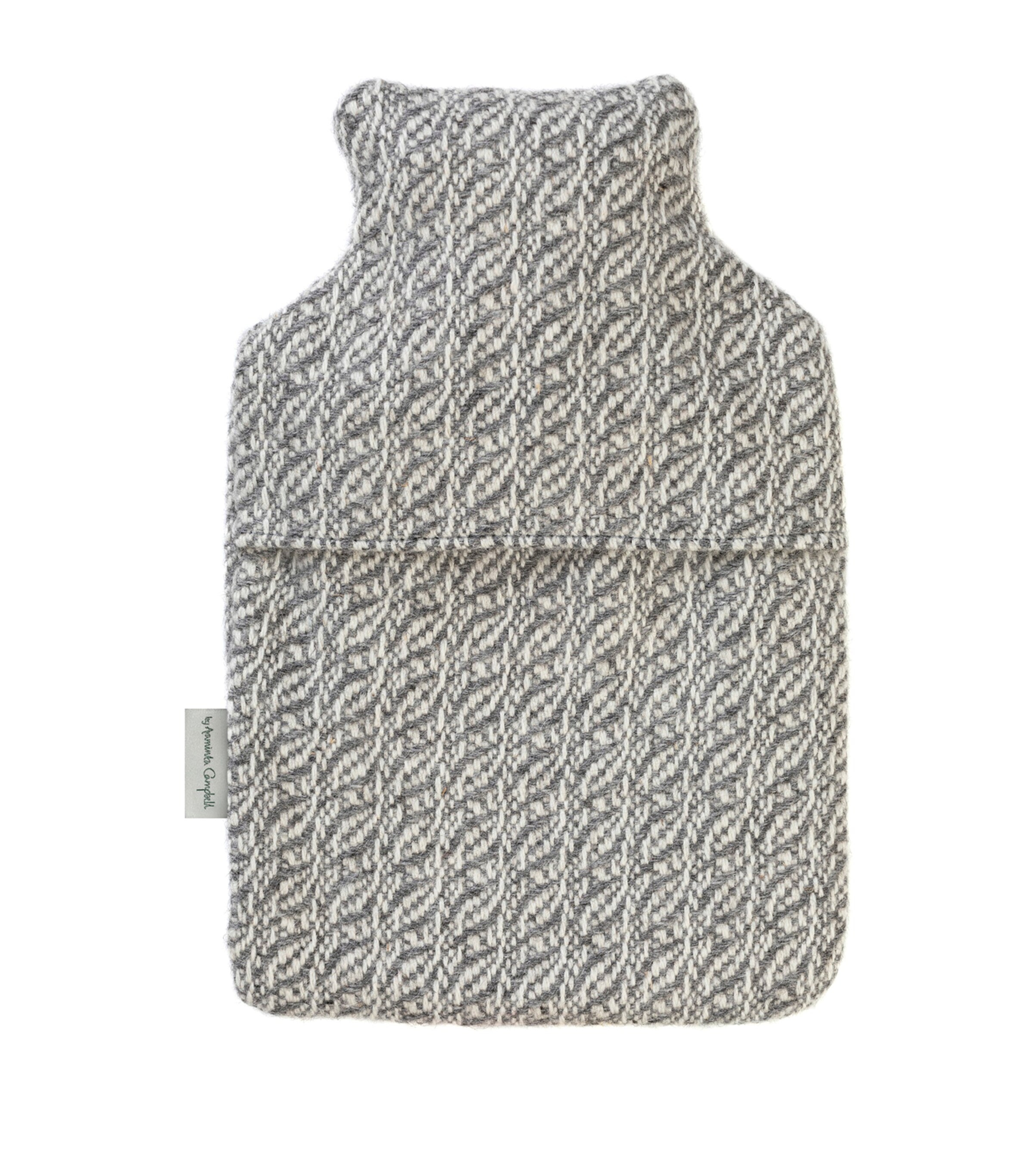 Araminta Campbell Small Alpaca-Blend Hot Water Bottle Grey Image 5