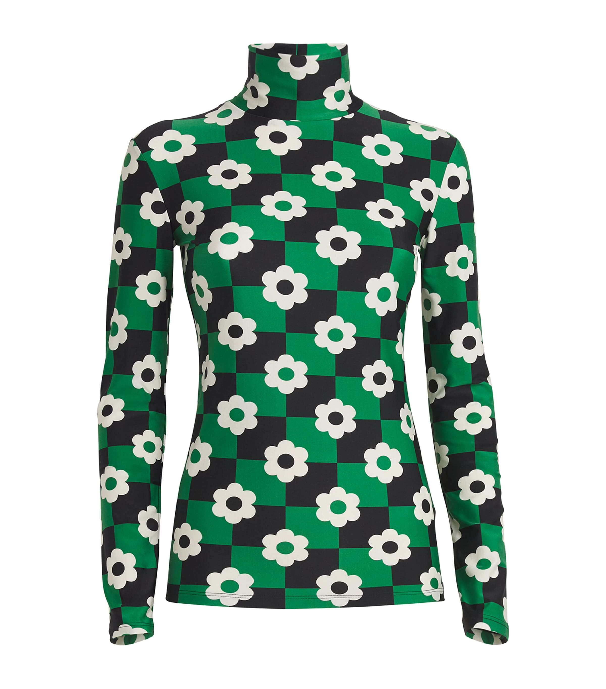 Shop Max & Co Long-sleeve Top And Gloves Set In Green