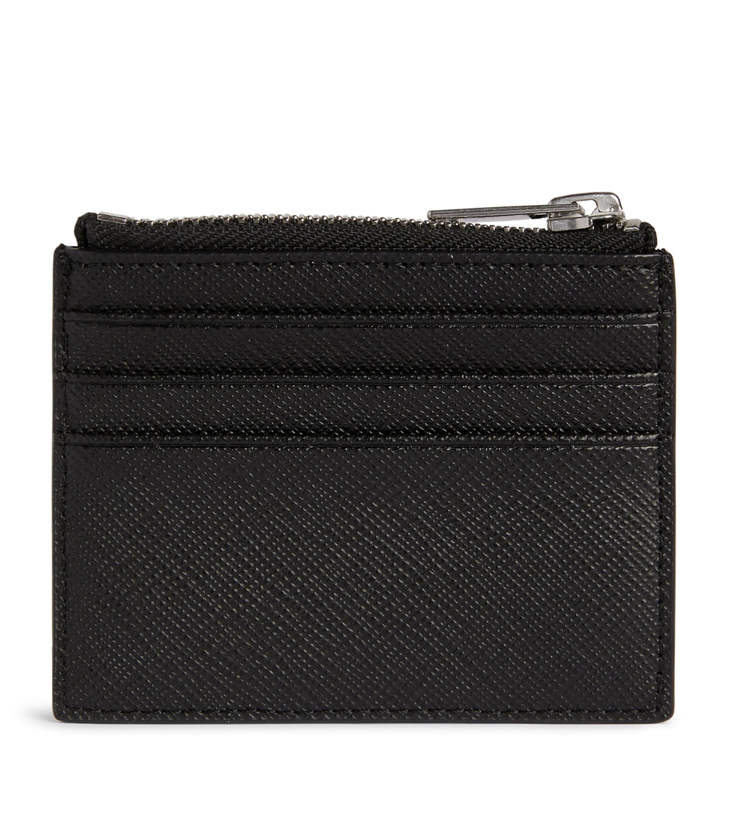 Leather Card Holder BLACK Image 2