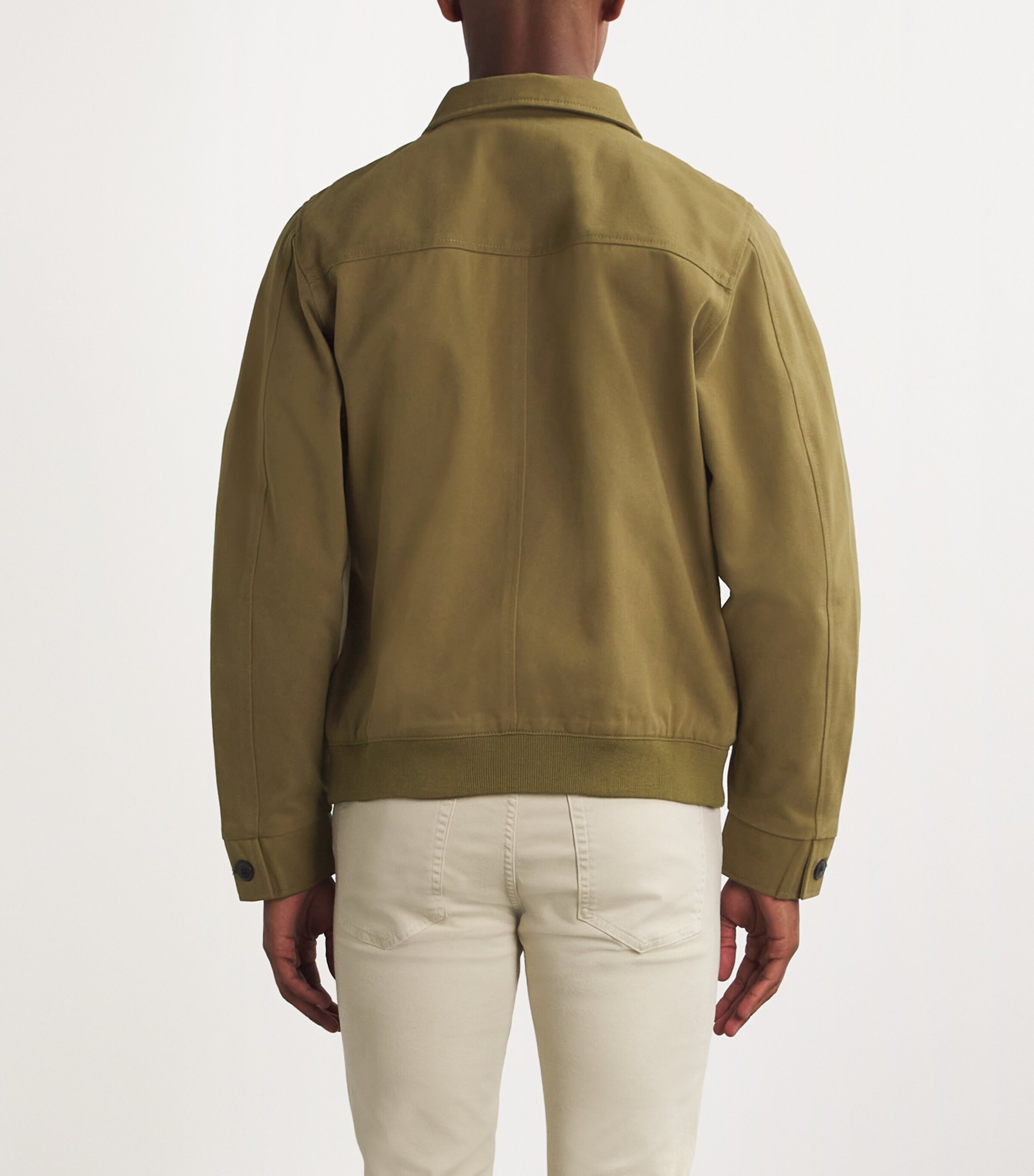 Cotton Utility Jacket ARMY GREEN Image 4