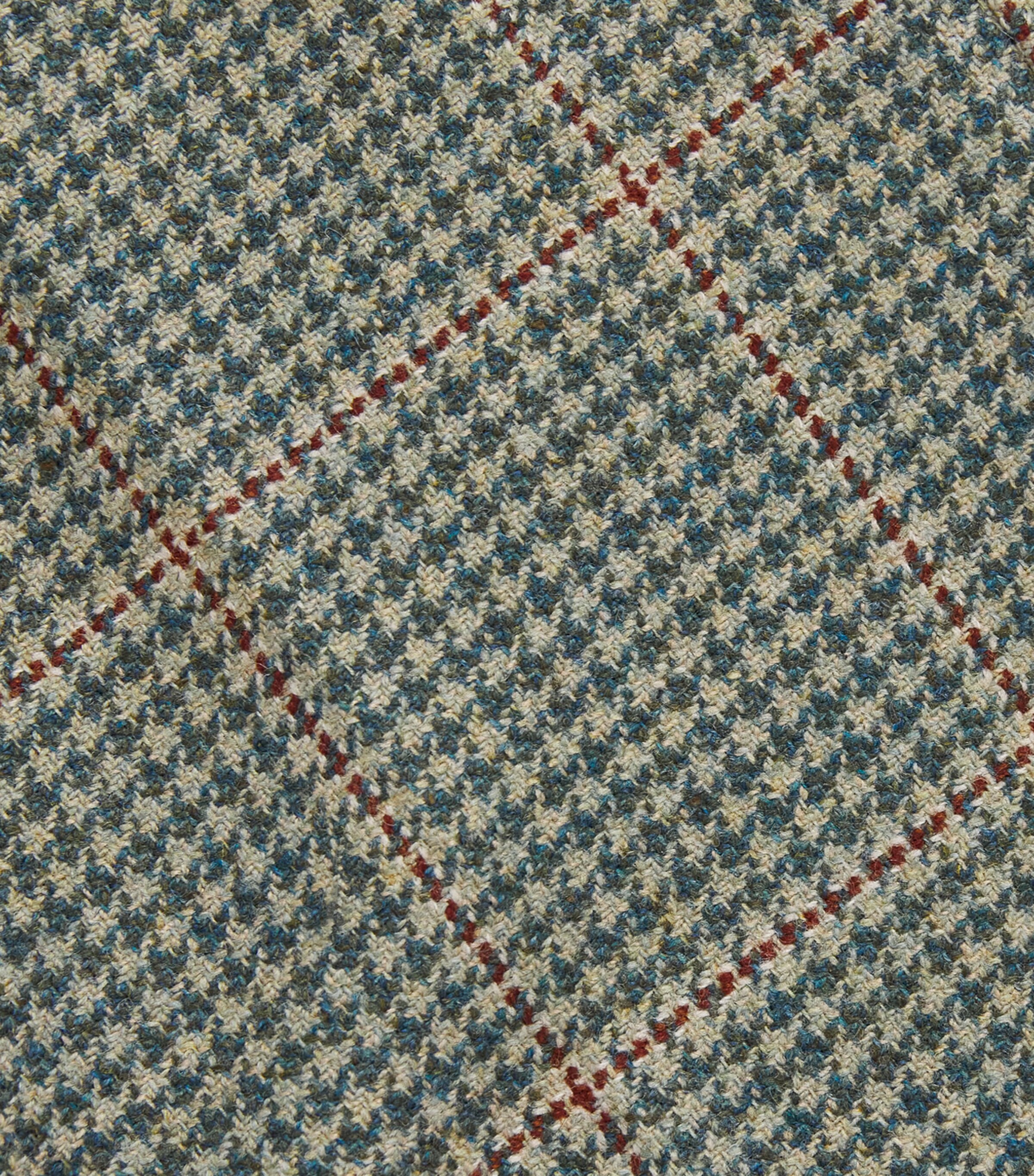 Tweed Herringbone Trousers (2-12 Years) GREEN Image 4