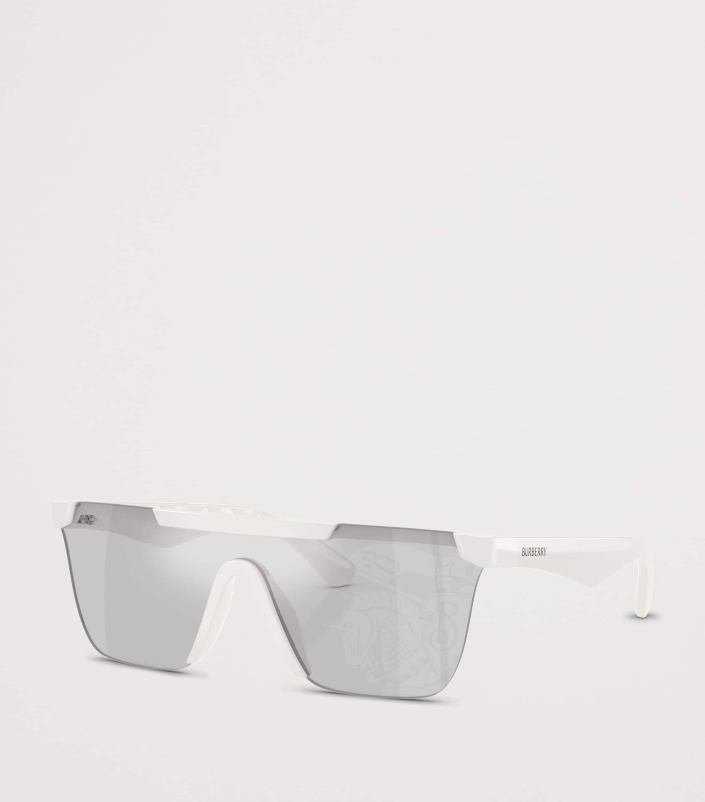 Burberry Injected BE4480D Rectangle Sunglasses White Image 2