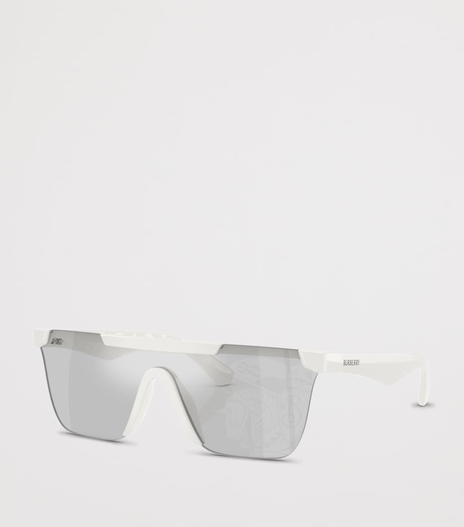 Burberry Injected BE4480D Rectangle Sunglasses White Image 2