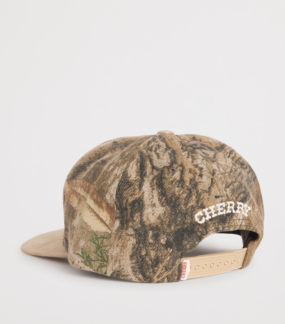 Canvas Camouflage Print Logo Baseball Cap MOSSY OAK Image 2