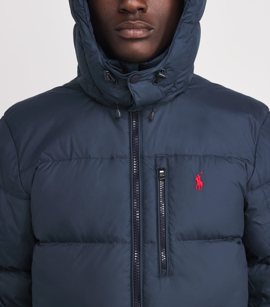 Water-Resistant Down Gorham Puffer Jacket NAVY Image 6