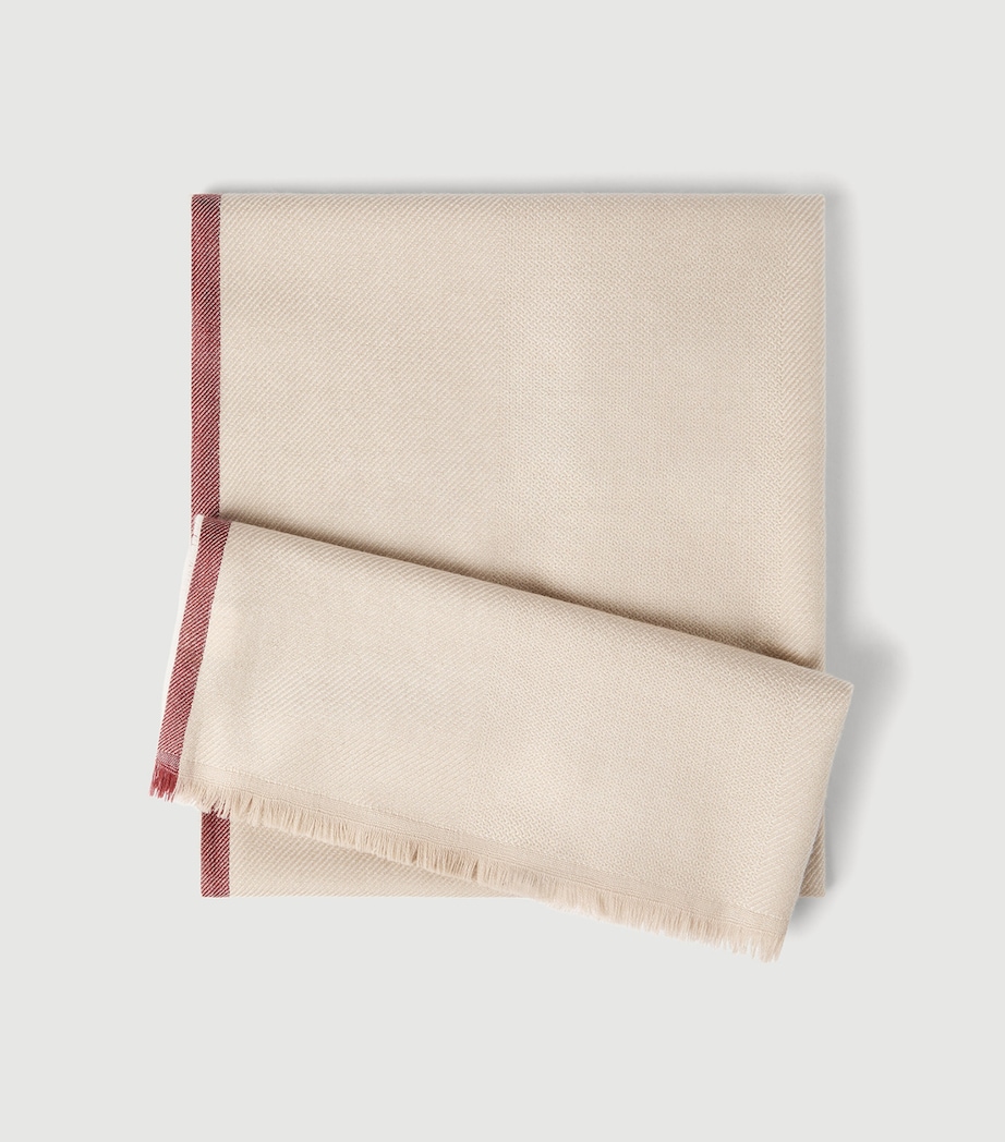 Brunello Cucinelli Wool-Cashmere Scarf Image 3