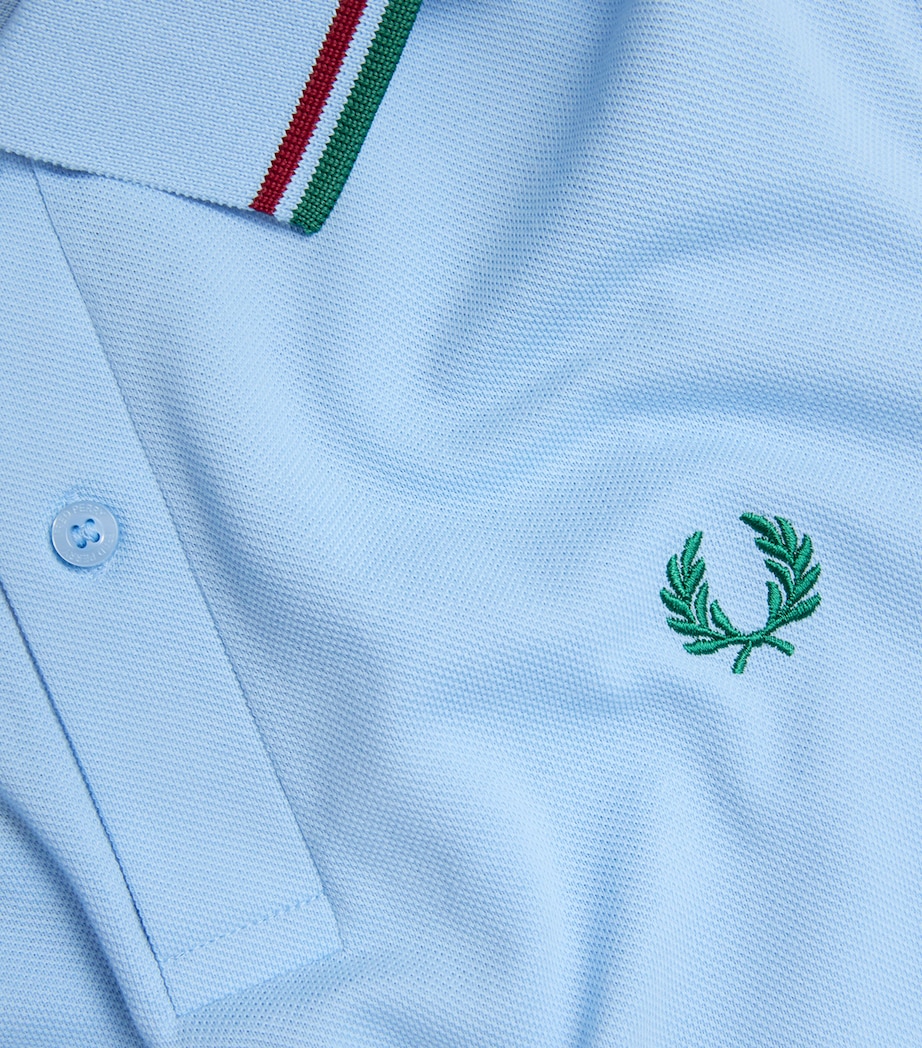 Twin Tipped Polo Shirt Z55-TRCKBL/BRNRE/SPG Image 5