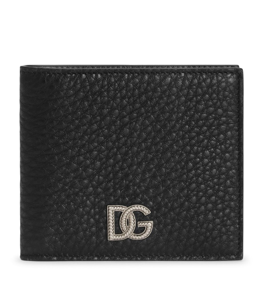 Dolce&Gabbana Leather P.Figlio Bifold Wallet Black Image 1