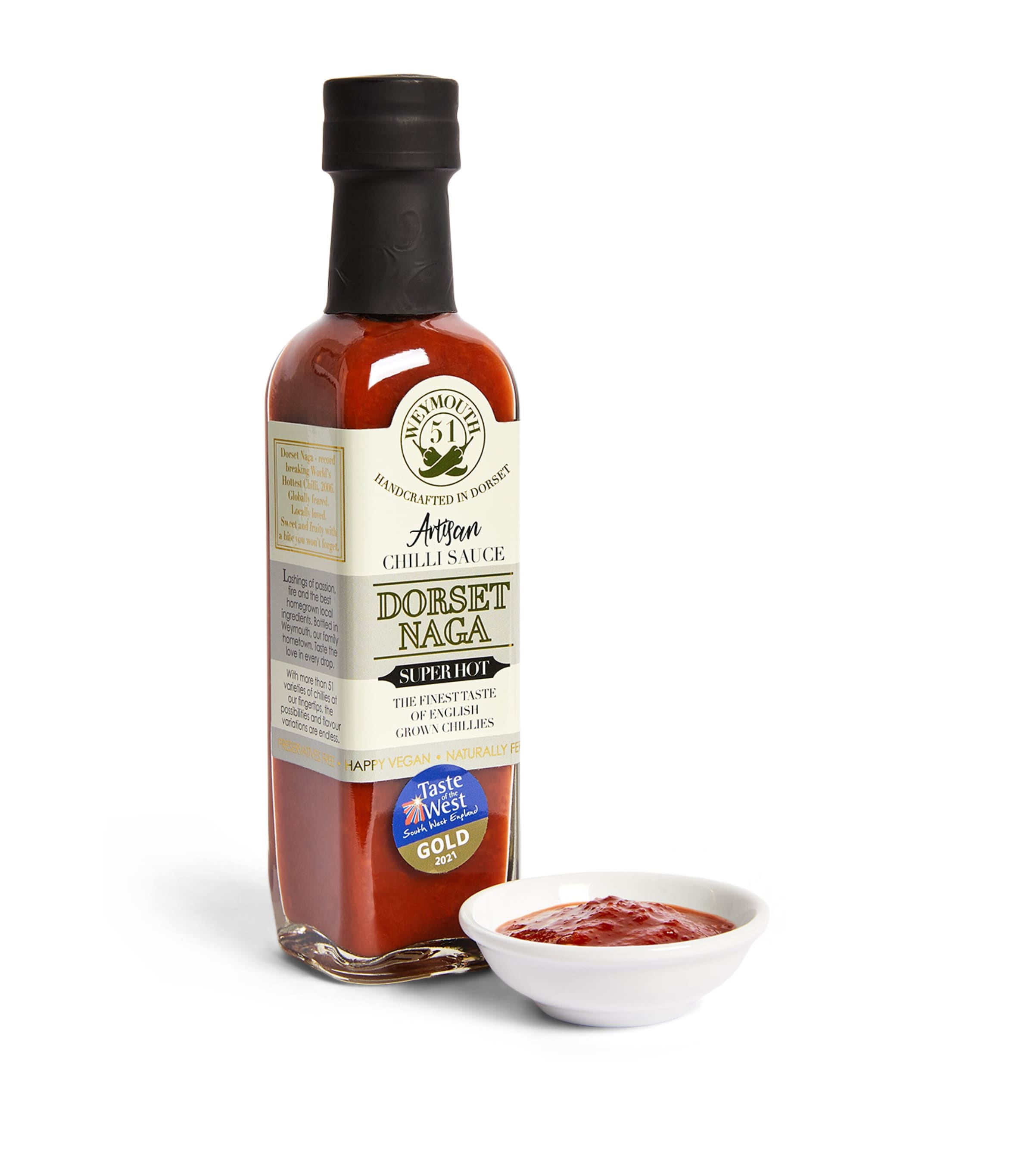 Dorset Naga Chilli Sauce (220ml) NO COLOUR Image 3